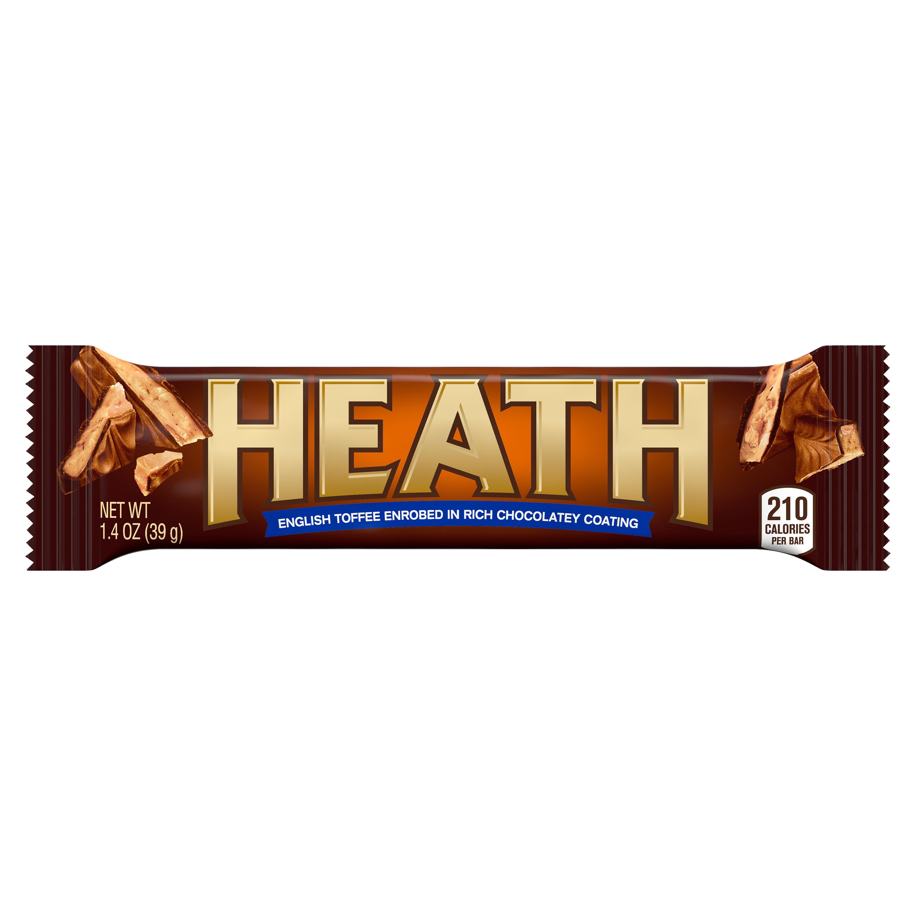 HEATH Chocolatey English Toffee Candy Bars, 1.4 oz (18 Count) $20.99 4 HEATH Chocolatey English Toffee Candy Bars, 1.4 oz (18 Count) $20.99