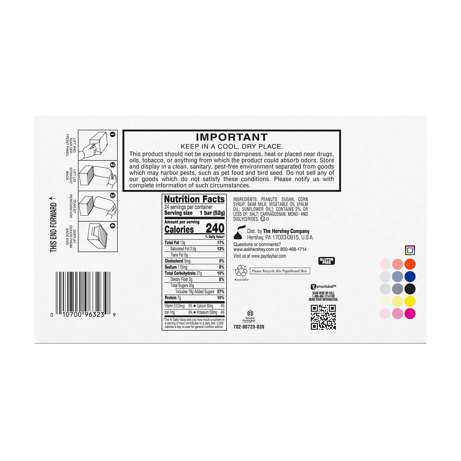 PAYDAY Peanut Caramel Candy Bars, 1.85 oz (24 Count) $27.99