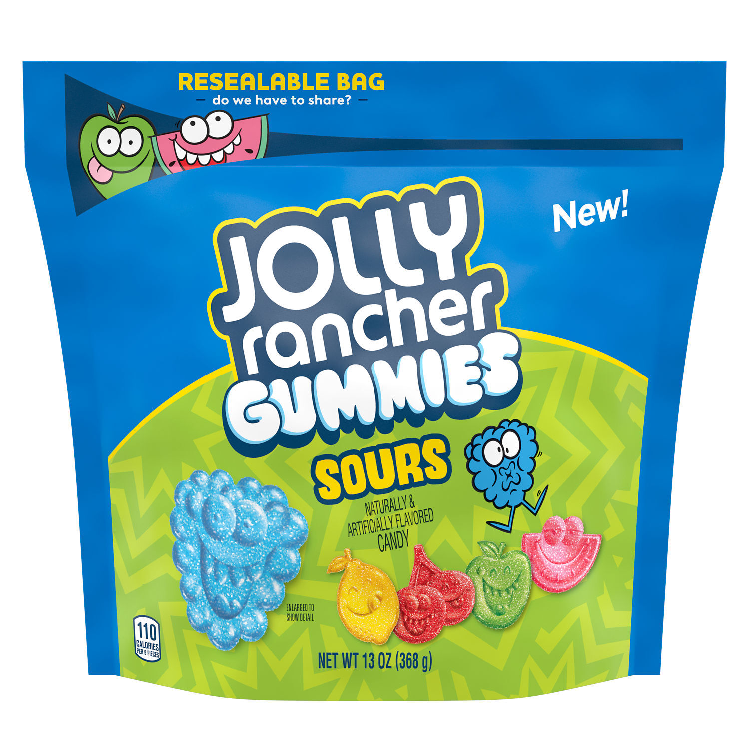 JOLLY RANCHER Sour Gummies Candy Assorted 13oz Candy Bag $5.99