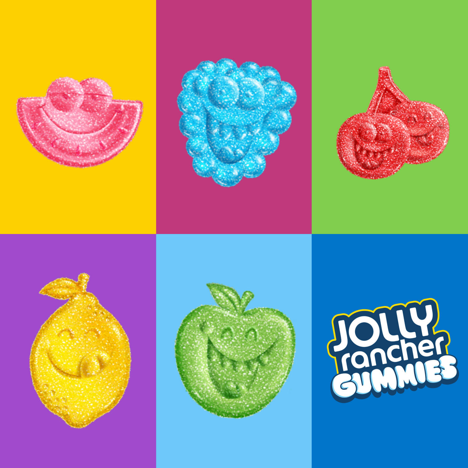 JOLLY RANCHER Sour Gummies Candy Assorted 13oz Candy Bag $5.99