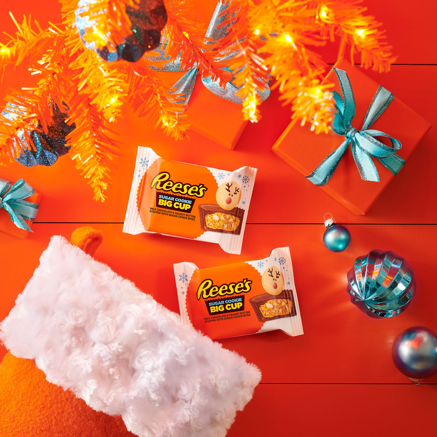 REESE'S Big Cup Sugar Cookie Milk Chocolate Peanut Butter Cups, Christmas Candy Packs, 1.3 oz (16 Count) $18.99 5 REESE'S Big Cup Sugar Cookie Milk Chocolate Peanut Butter Cups, Christmas Candy Packs, 1.3 oz (16 Count) $18.99