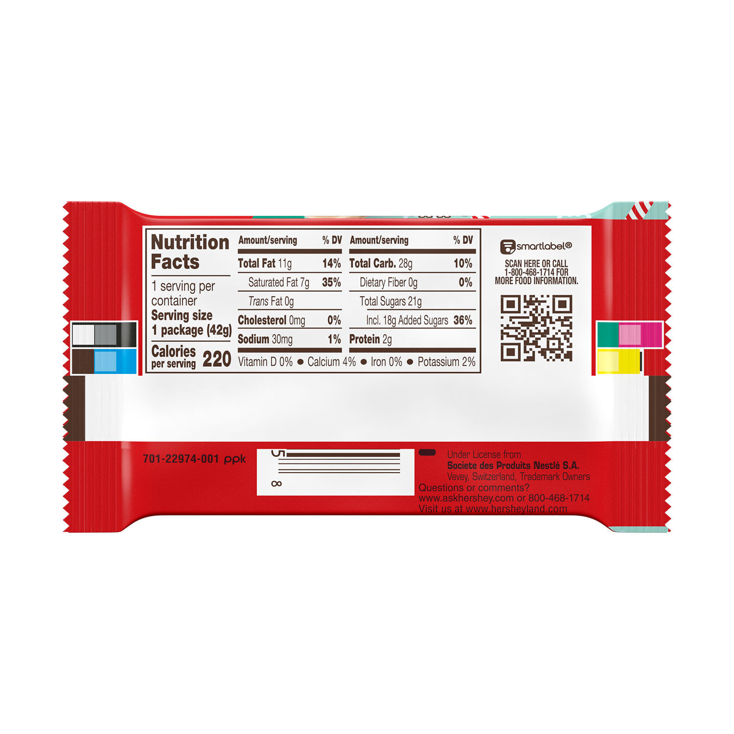 KIT KAT® Peppermint Stick Flavored Wafers, Christmas Candy Bars, 1.5 oz (24 Count) $27.99