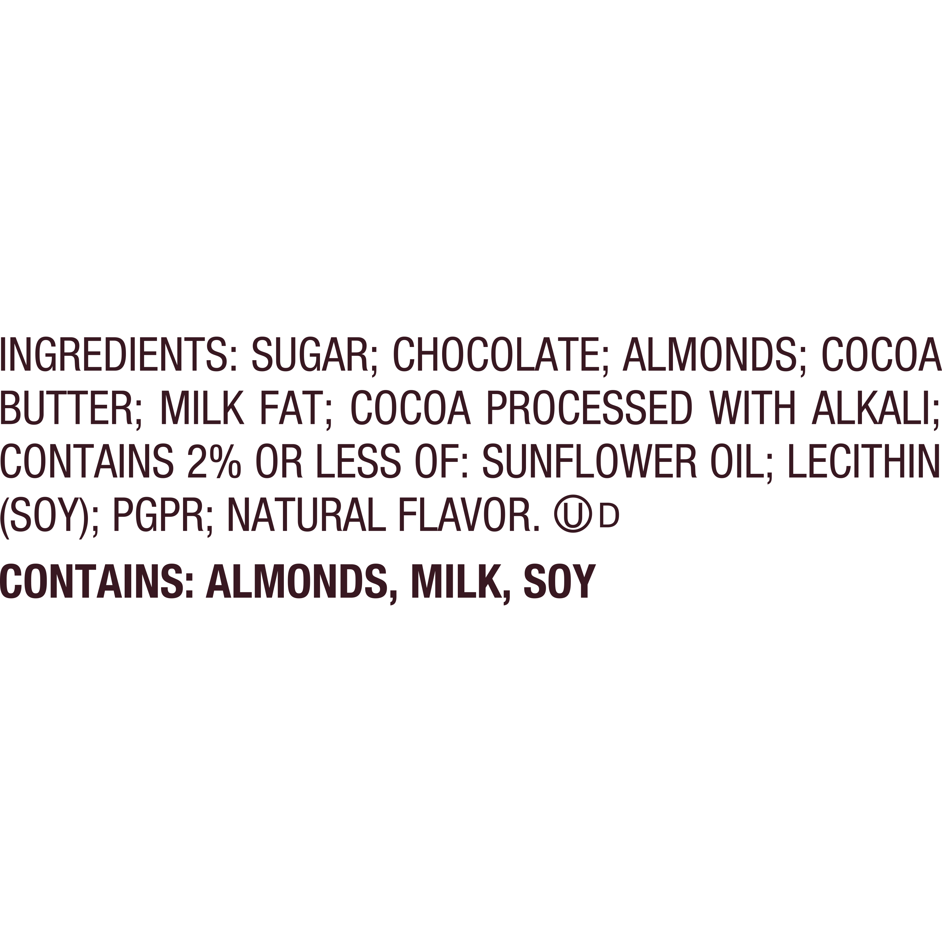 HERSHEY'S Special Dark Chocolate with Whole Almonds Candy Bars, 1.45 oz (24 Count) $27.99