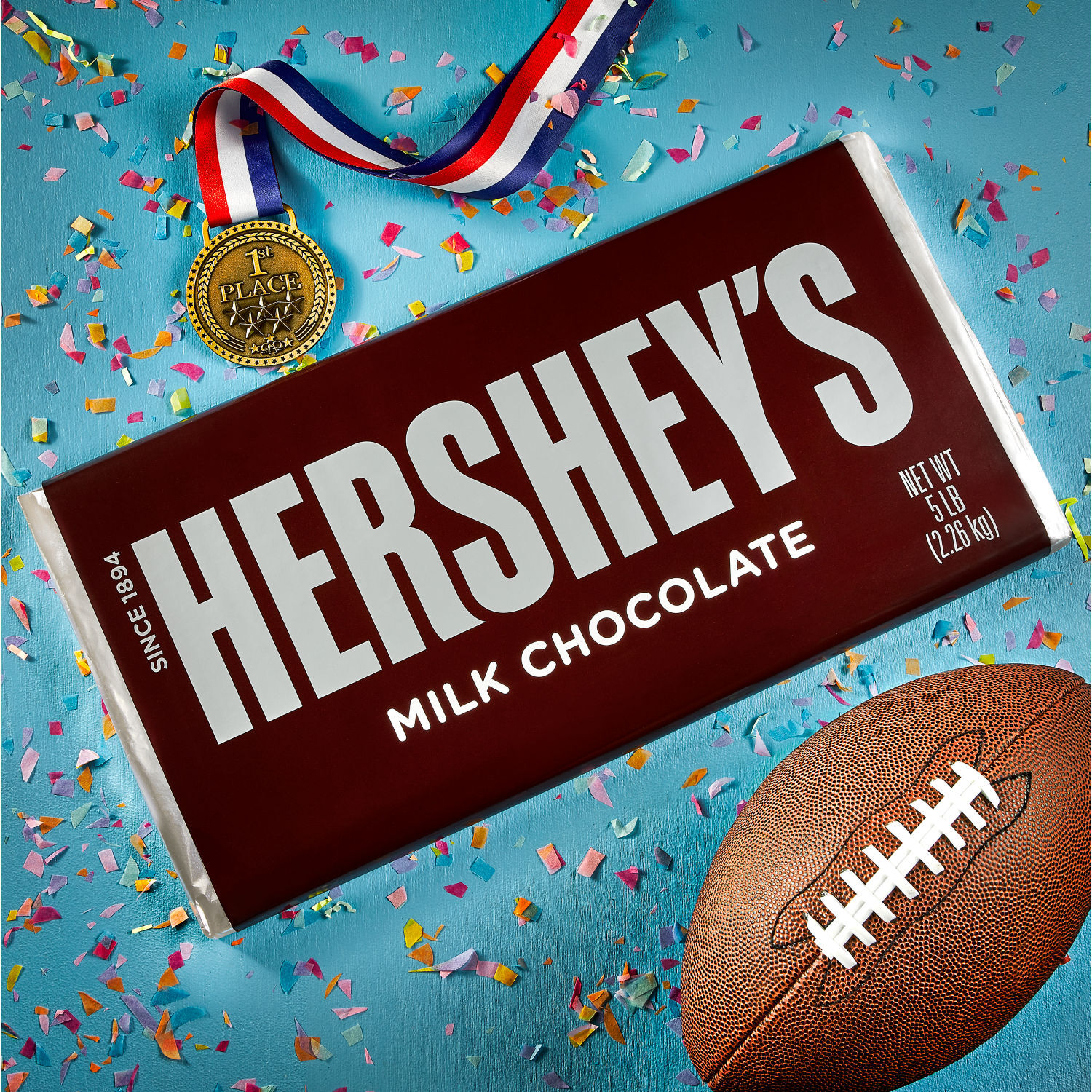 HERSHEY'S World's Largest Milk Chocolate 5lb Candy Bar $49.99