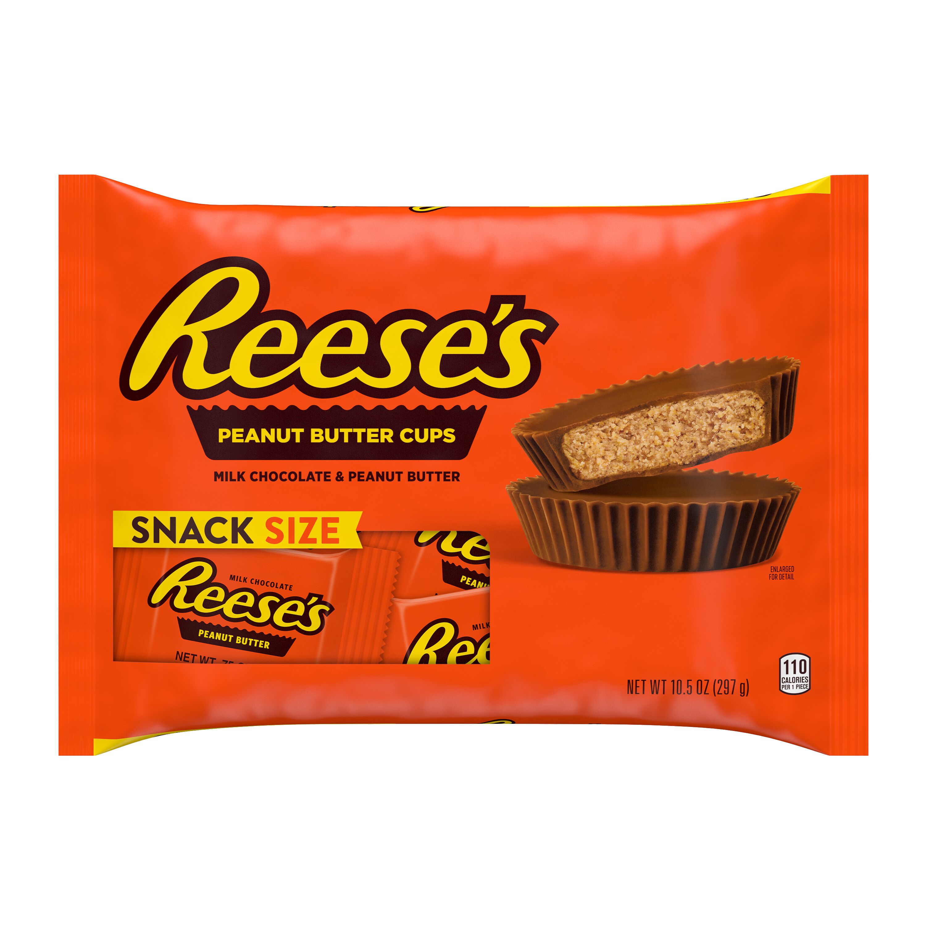 REESE'S Milk Chocolate Peanut Butter Snack Size Cups, Candy Bag, 10.5 oz $5.99