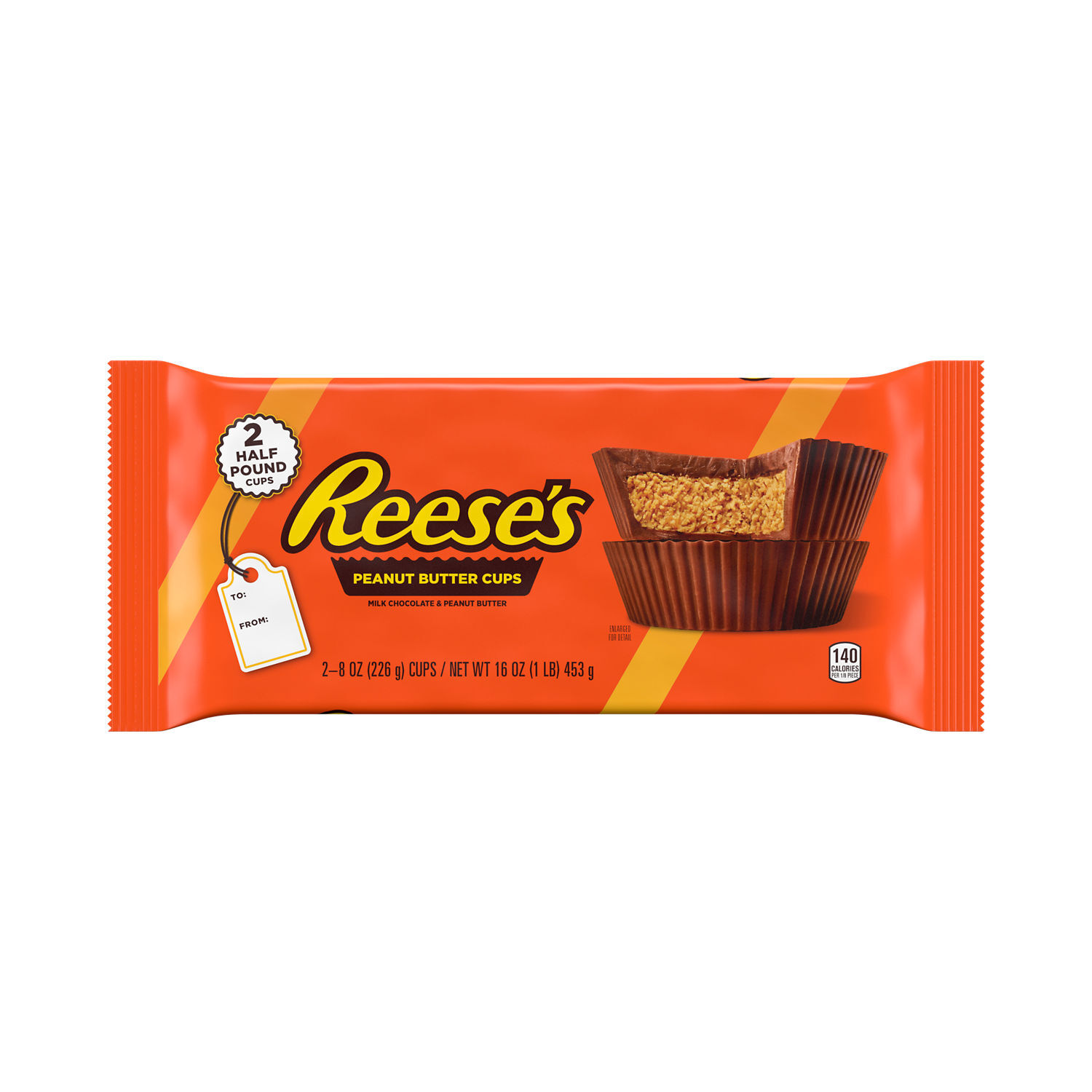 REESE'S World's Largest Peanut Butter Cups 1 lb. Candy Pack $16.99