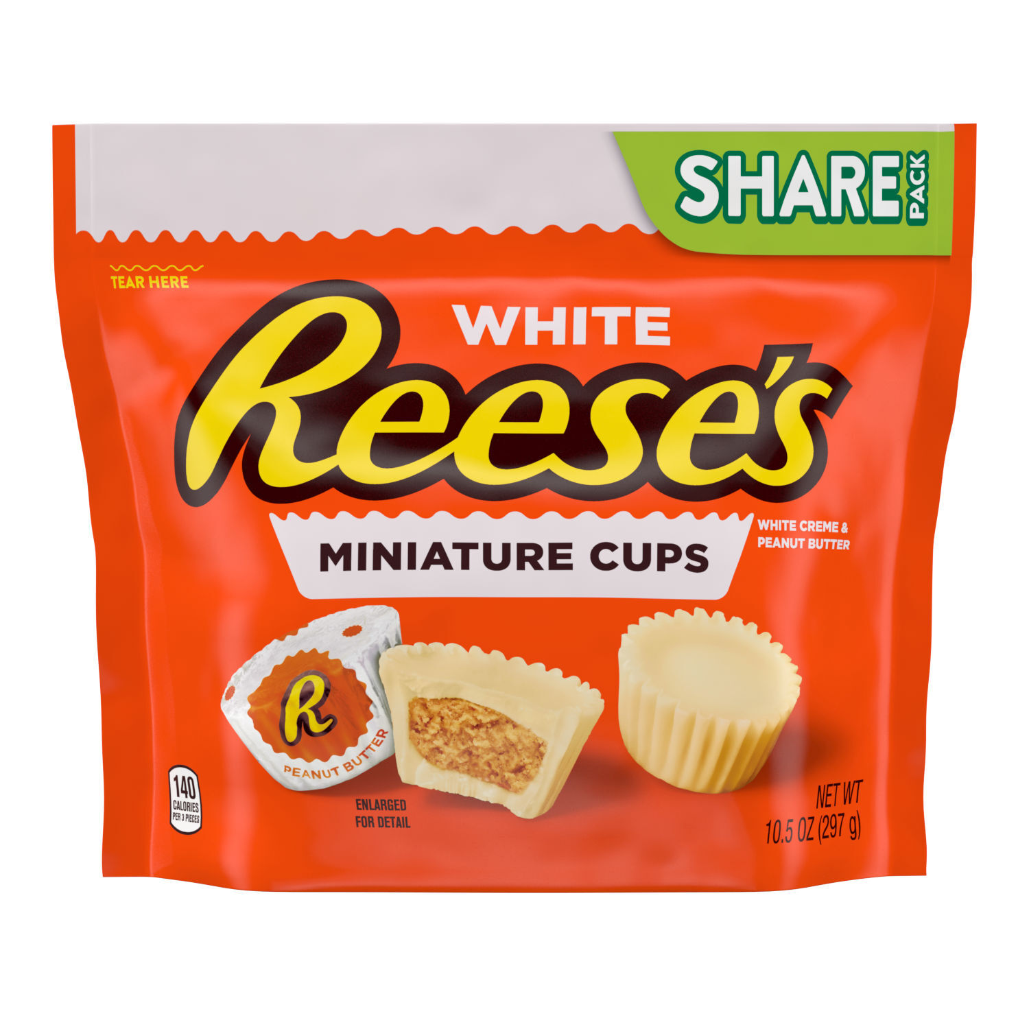 REESE'S White Creme Peanut Butter Cups Miniatures 10.5oz Candy Bag $5.99