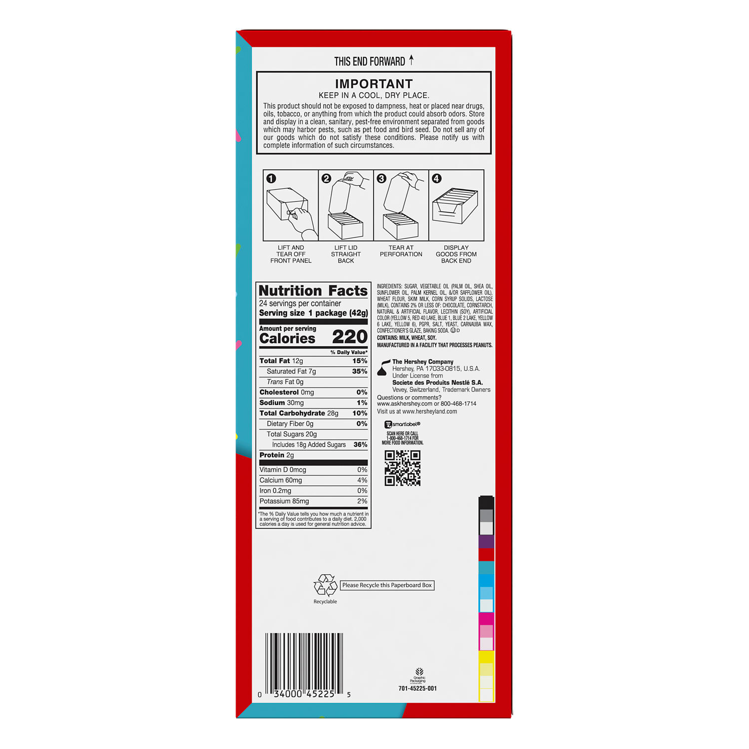 KIT KAT® Birthday Cake Flavored Wafer Candy Bars, 1.5 oz (24 Count) $27.99