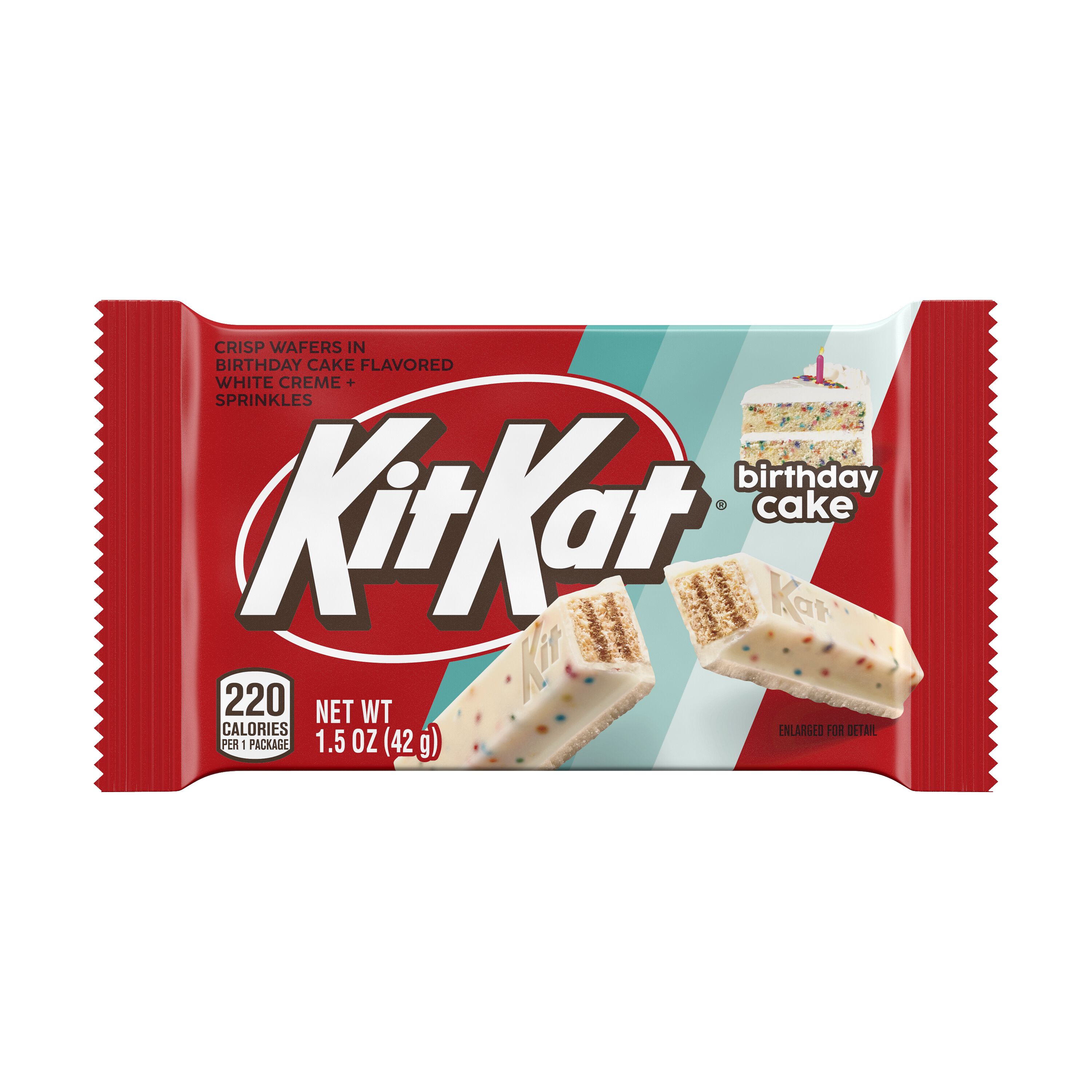 KIT KAT® Birthday Cake Flavored Wafer Candy Bars, 1.5 oz (24 Count) $27.99