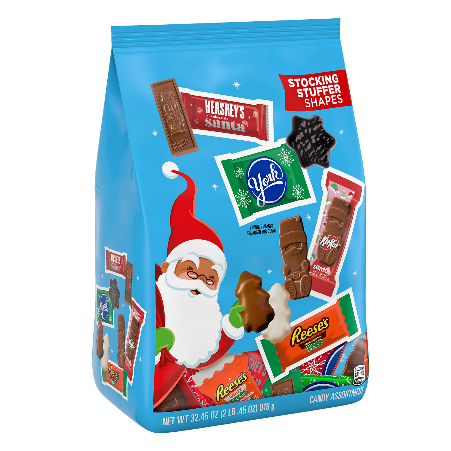 Hershey Assorted Flavors Christmas Candy Bulk Bag, 32.45 oz $16.99