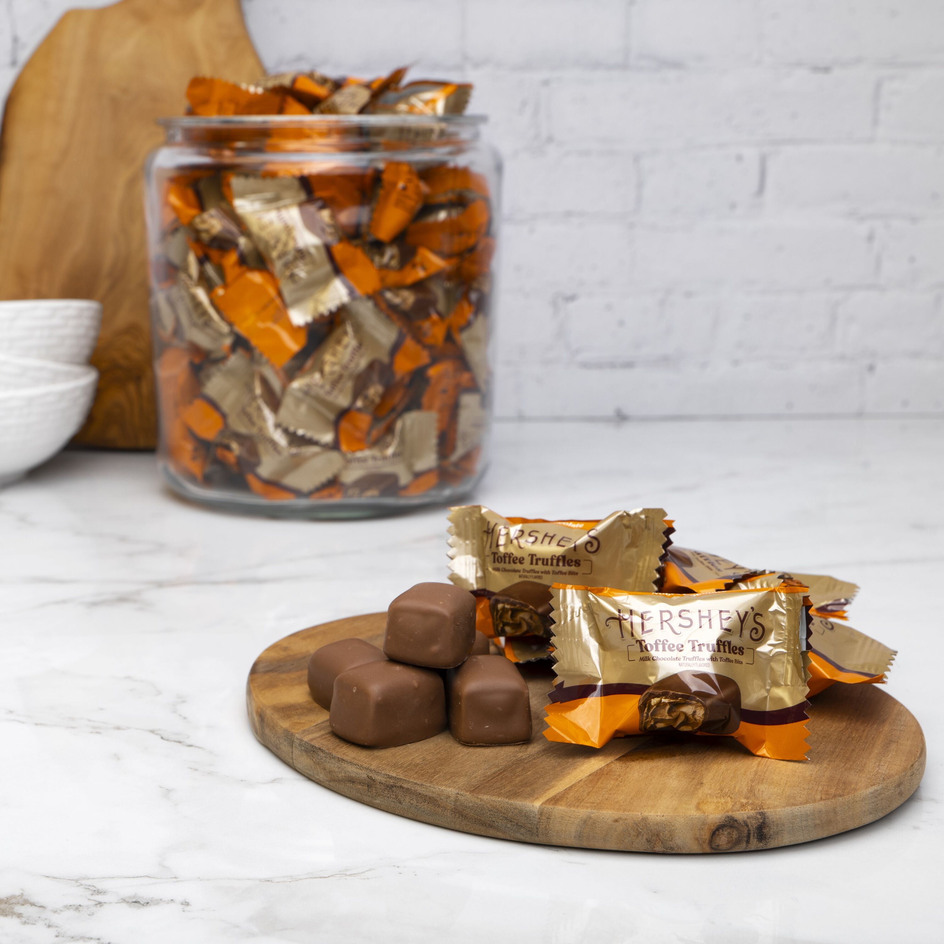 HERSHEY’S Toffee Truffles Candy Bulk Box, 5 lb $79.99
