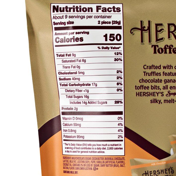 HERSHEY’S Toffee Truffles Candy Bag, 9 oz $16.99