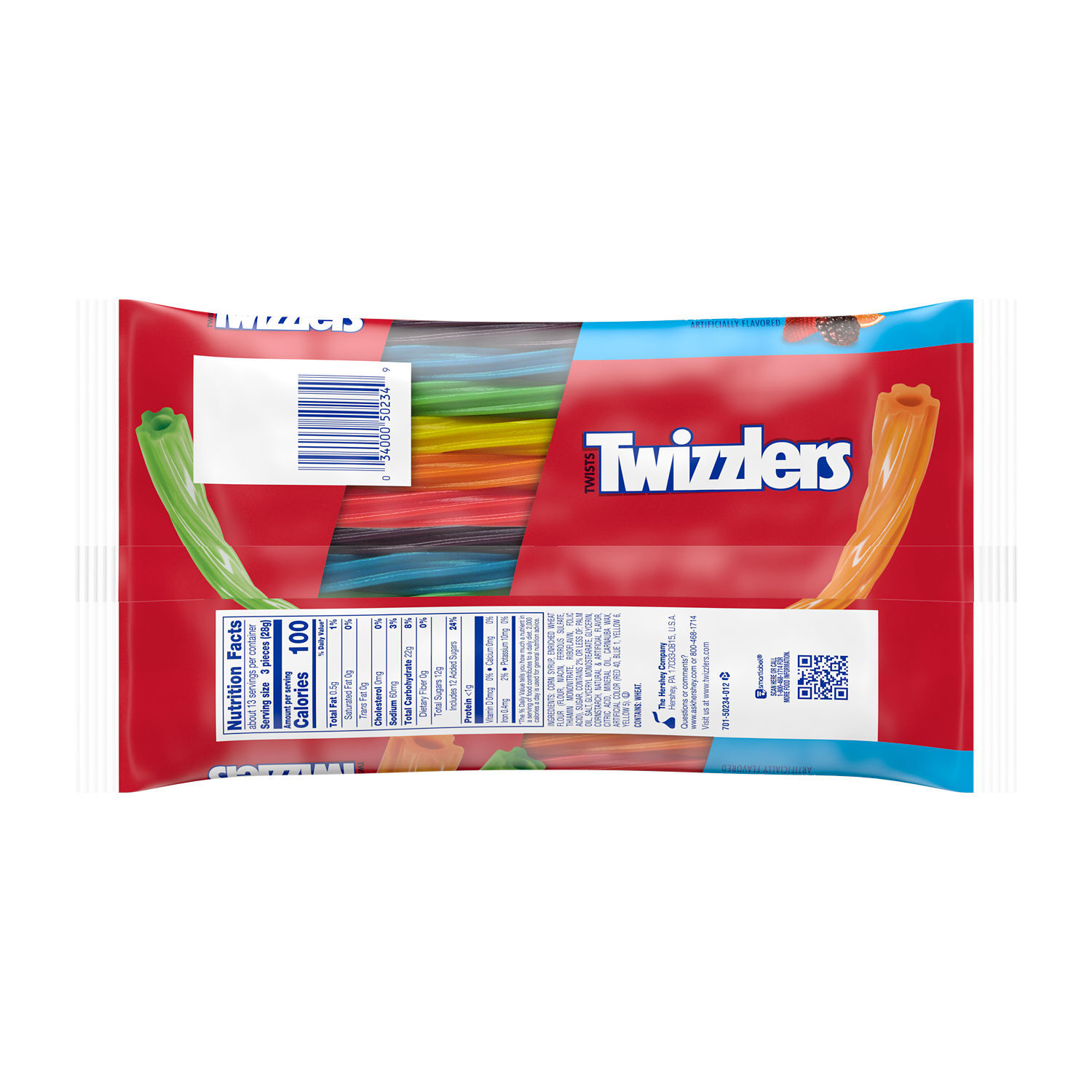 TWIZZLERS Rainbow Twists 12.4oz Candy Bag $3.99