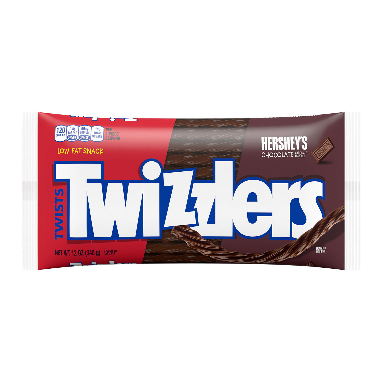 TWIZZLERS Chocolate Twists 12oz Candy Bag $3.99