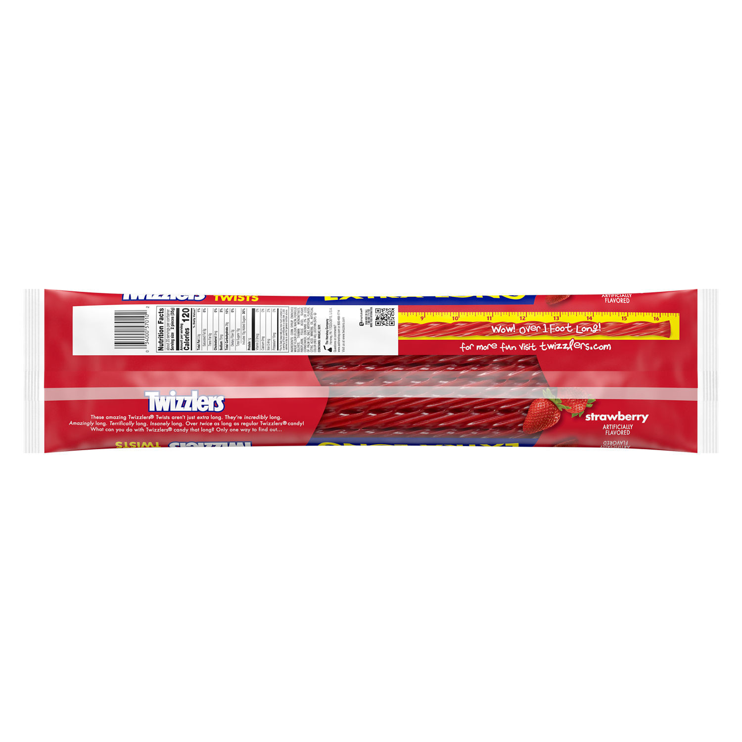 TWIZZLERS World's Largest Strawberry X-Long Twists 25oz Candy Bag $6.99