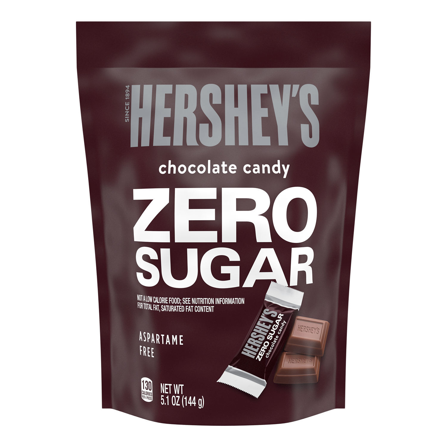 HERSHEY'S ZERO Milk Chocolate Miniatures 5.1oz Candy Bag $6.99