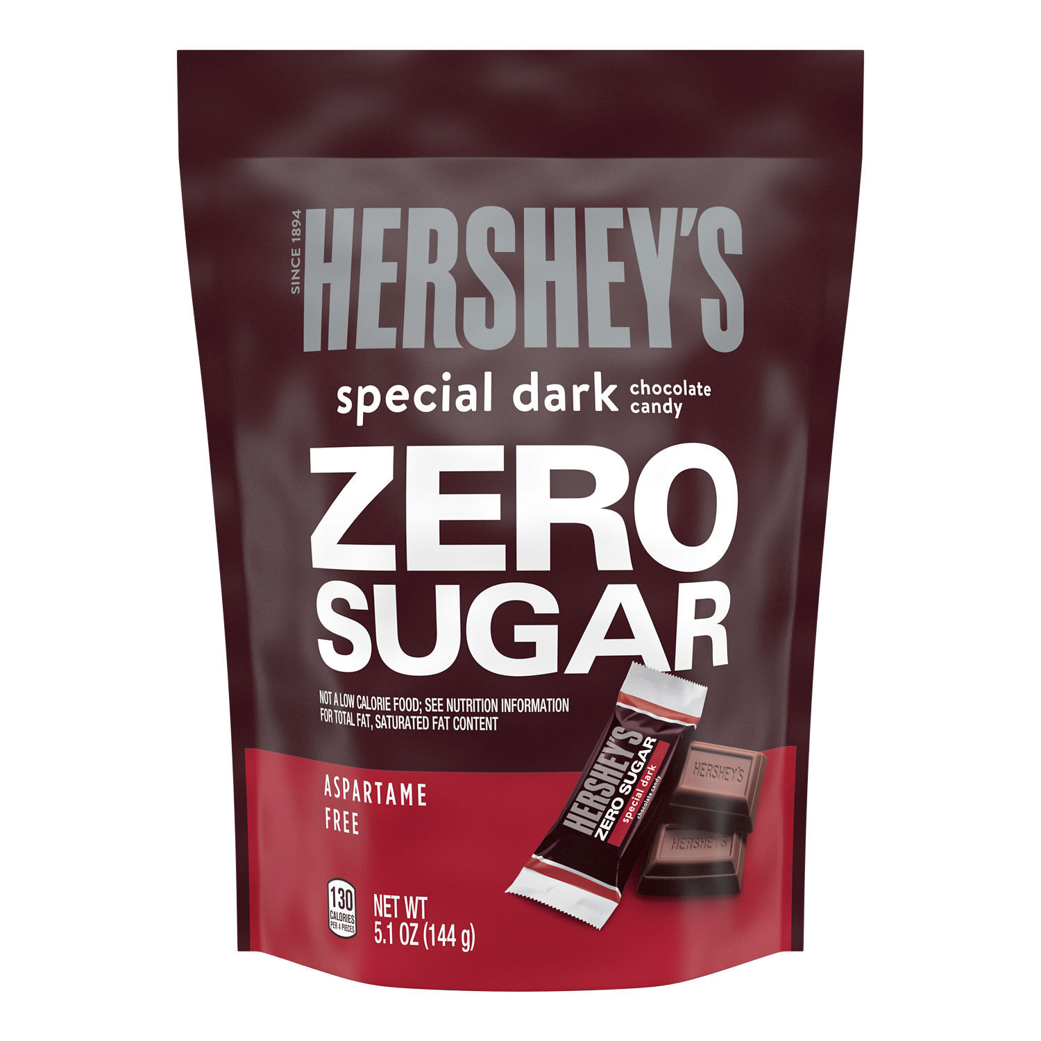 HERSHEY'S ZERO SPECIAL DARK Chocolate Miniatures 5.1oz Candy Bag $6.99