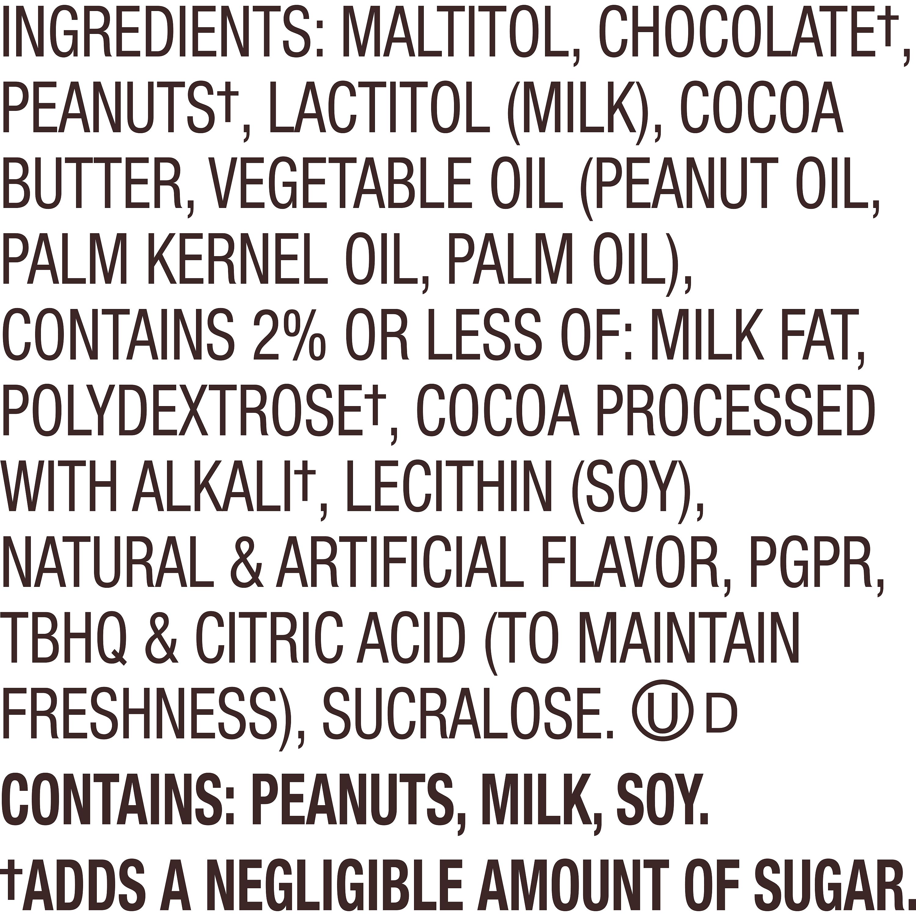 REESE'S Zero Sugar Miniatures Dark Chocolate Peanut Butter Cups Candy Bag, 5.1 oz $6.99
