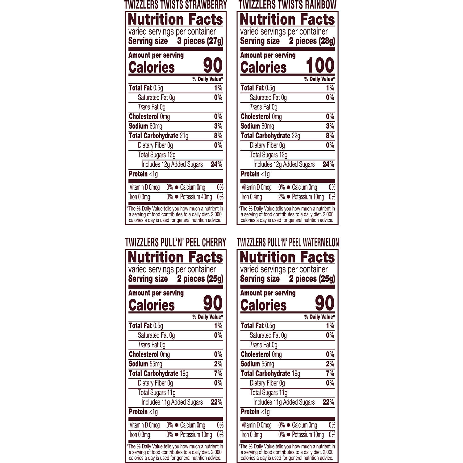 TWIZZLERS Assorted Flavored Licorice Style Candy Bulk Party Pack, 46.34 oz $15.99