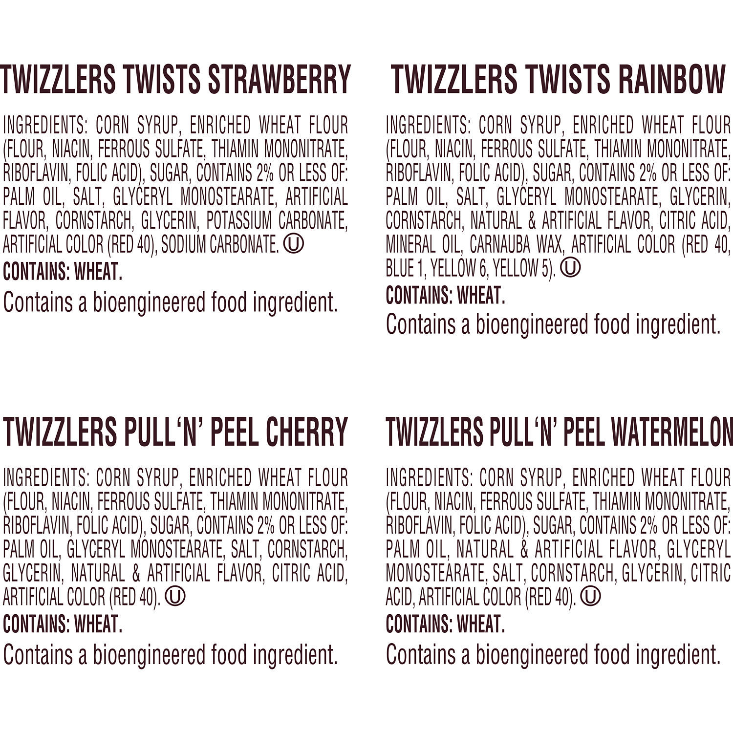 TWIZZLERS Assorted Flavored Licorice Style Candy Bulk Party Pack, 46.34 oz $15.99