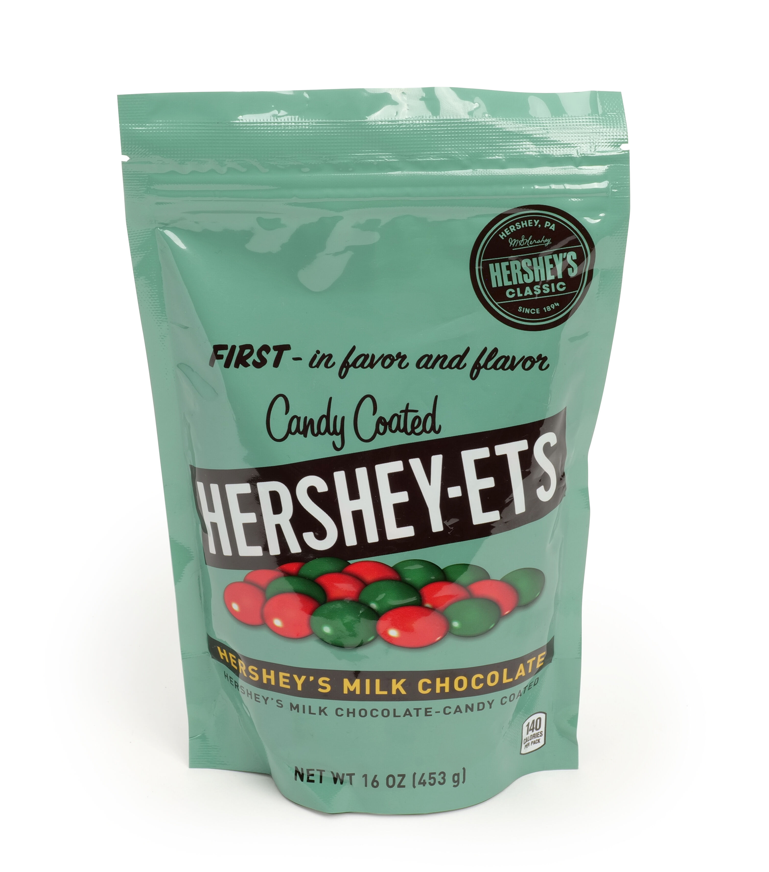 HERSHEY'S HERSHEY-ETS Holiday Candy Coated Milk Chocolate Candy 16oz Bag $12.99