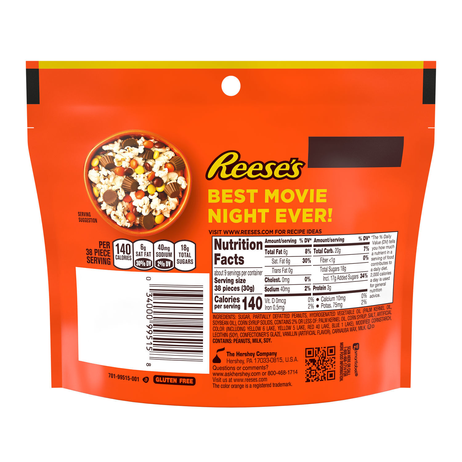 REESE'S PIECES Peanut Butter Candy Bag, 9 oz $5.99