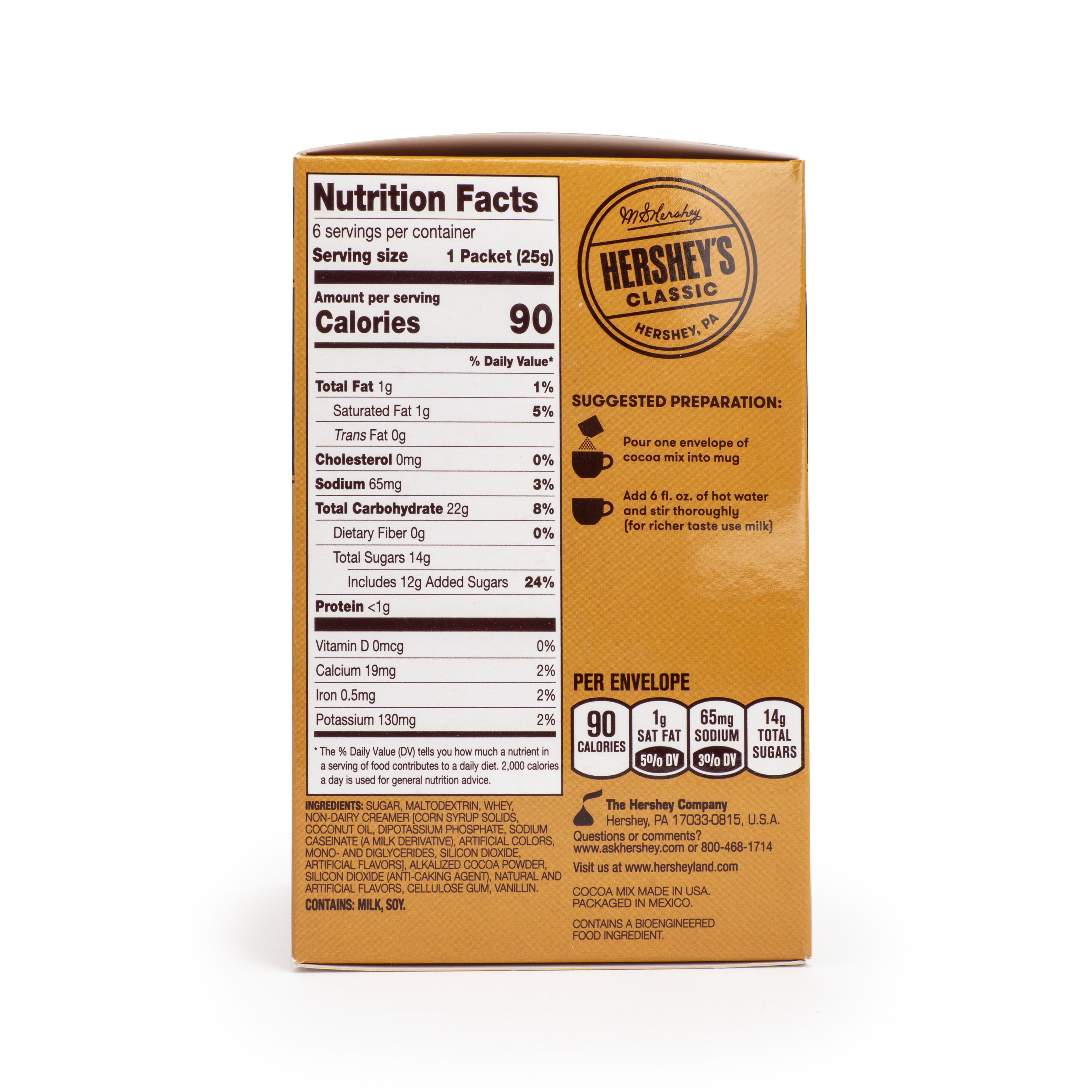 HERSHEY'S S'MORES Hot Cocoa Mix, 0.88oz (6 Count) $9.99