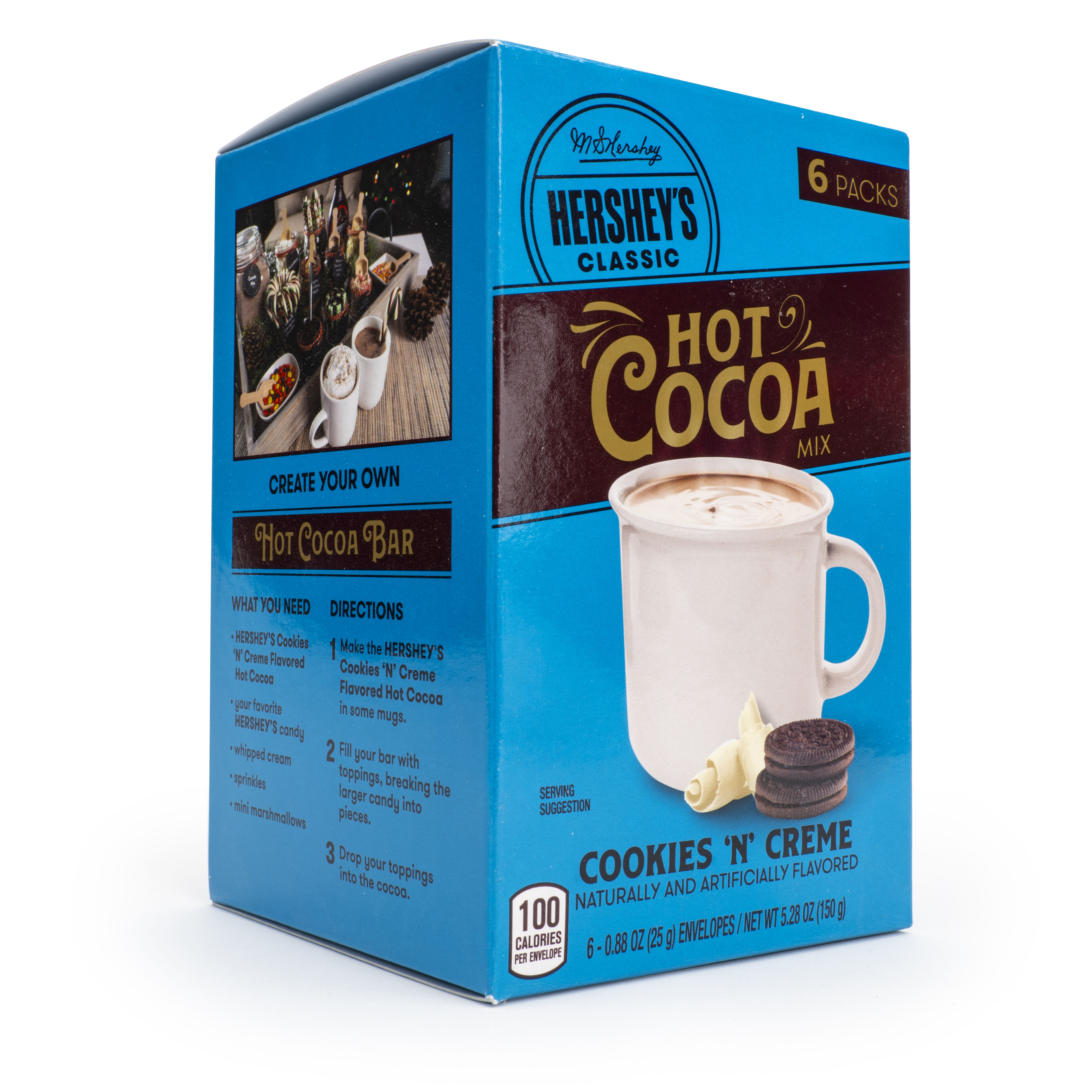 HERSHEY'S Cookies 'n' Cream Hot Cocoa Mix, 0.88oz (6 Count) $9.99