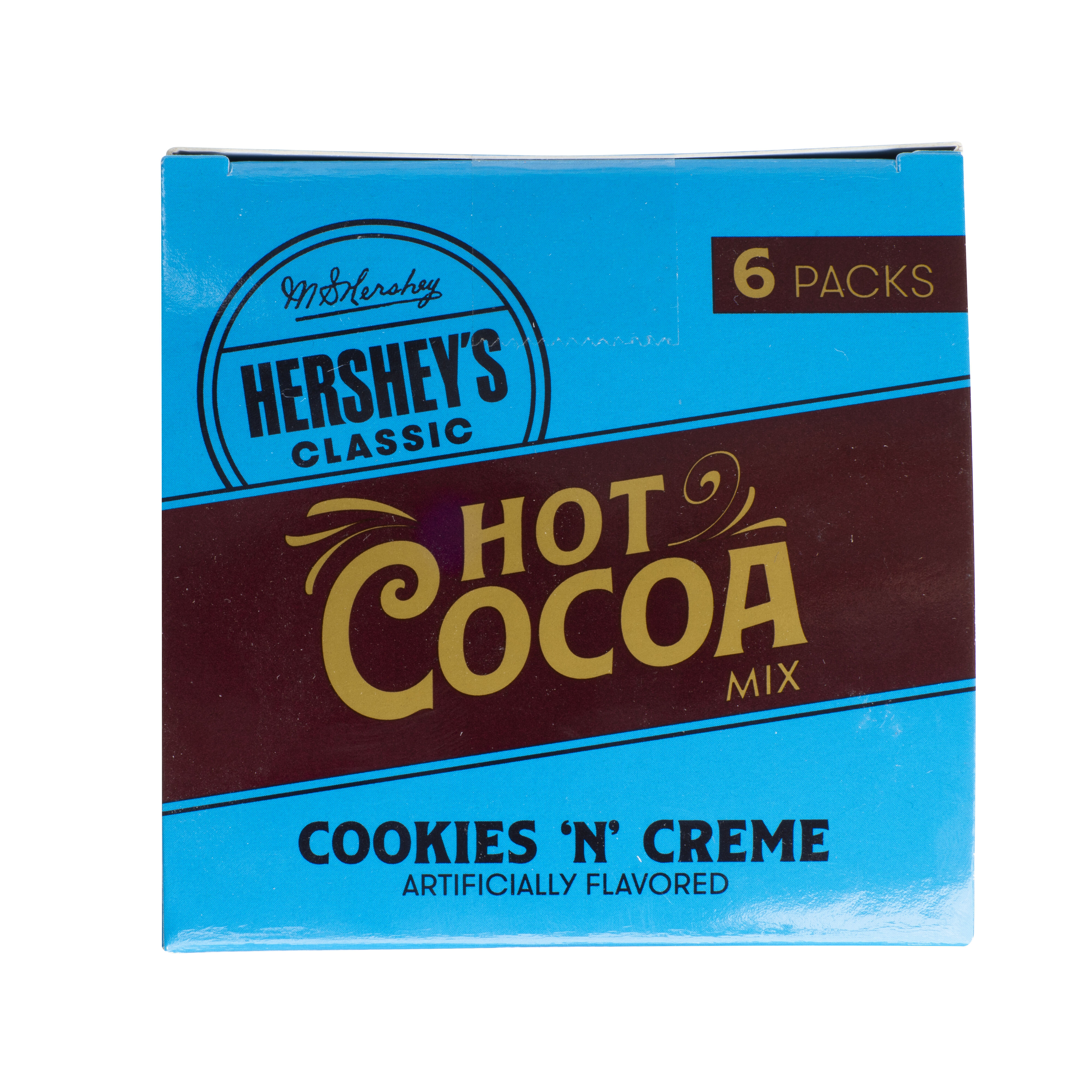 HERSHEY'S Cookies 'n' Cream Hot Cocoa Mix, 0.88oz (6 Count) $9.99 6 HERSHEY'S Cookies 'n' Cream Hot Cocoa Mix, 0.88oz (6 Count) $9.99