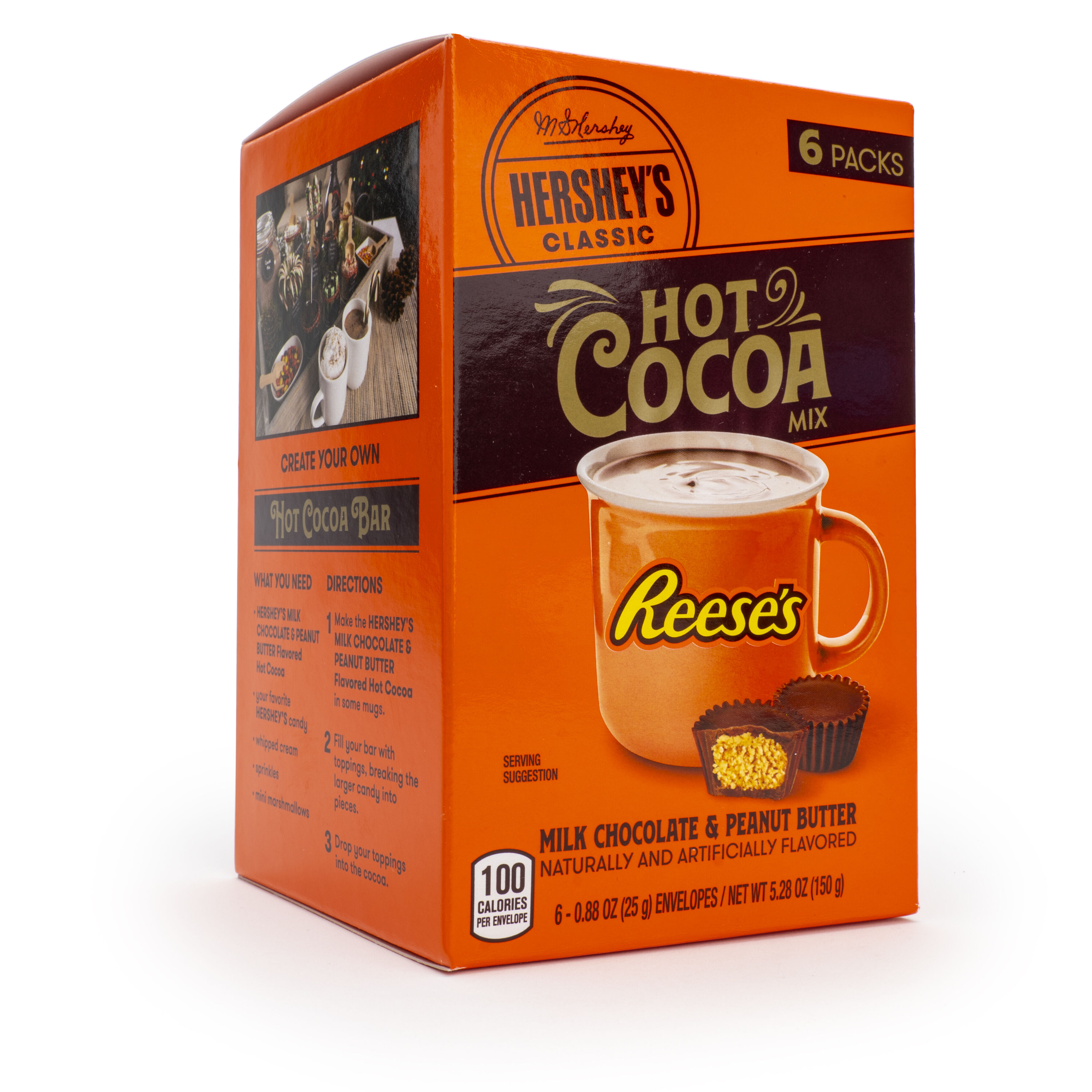 REESE'S Milk Chocolate and Peanut Butter Hot Cocoa Mix, 0.88oz (6 Count) $9.99