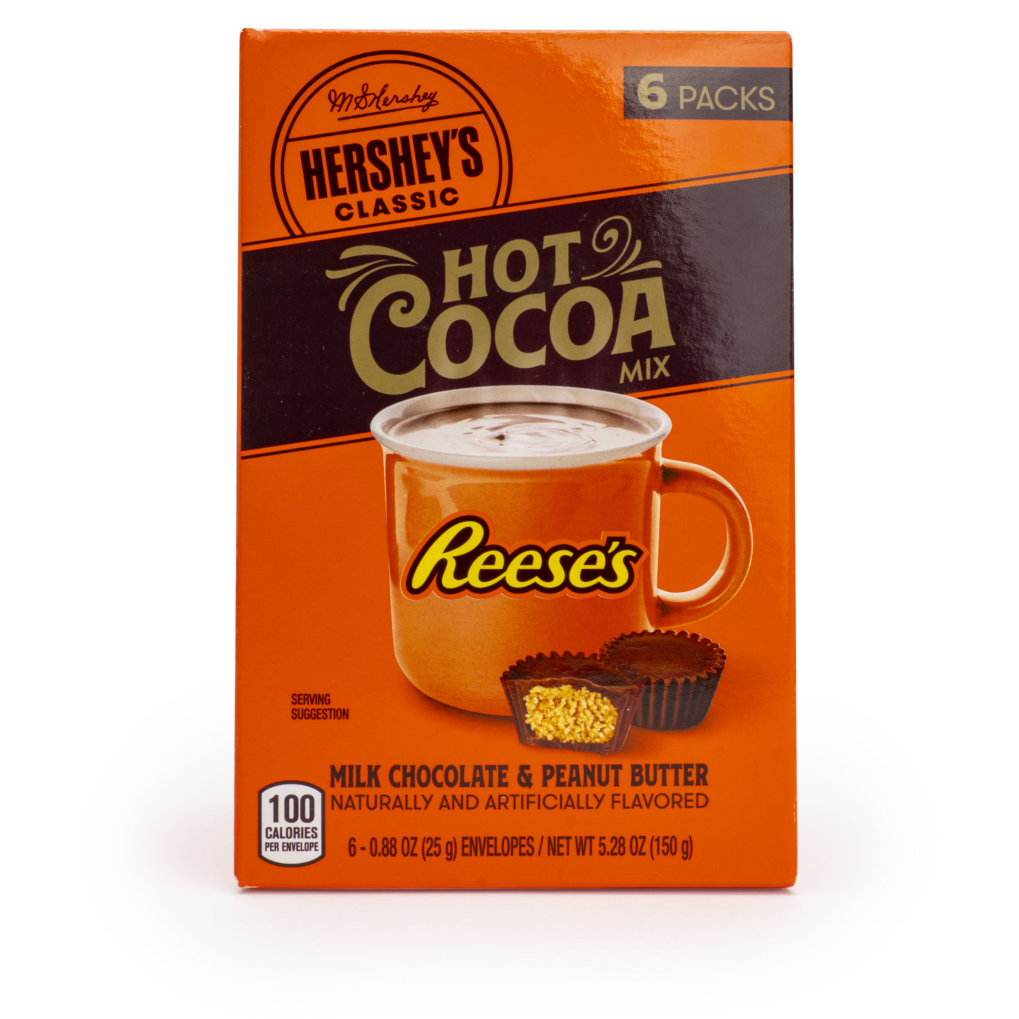 REESE'S Milk Chocolate and Peanut Butter Hot Cocoa Mix, 0.88oz (6 Count) $9.99