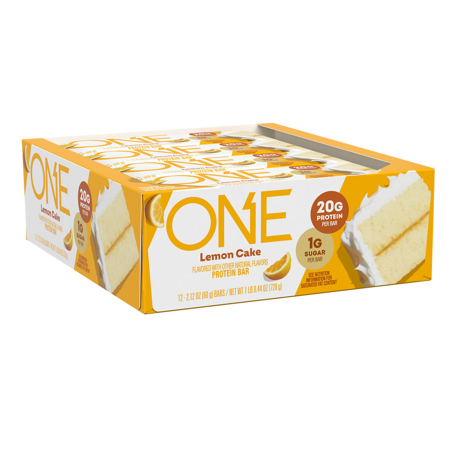 ONE Lemon Cake Flavored Protein Bars, 2.12 oz (12 Count) $24.99