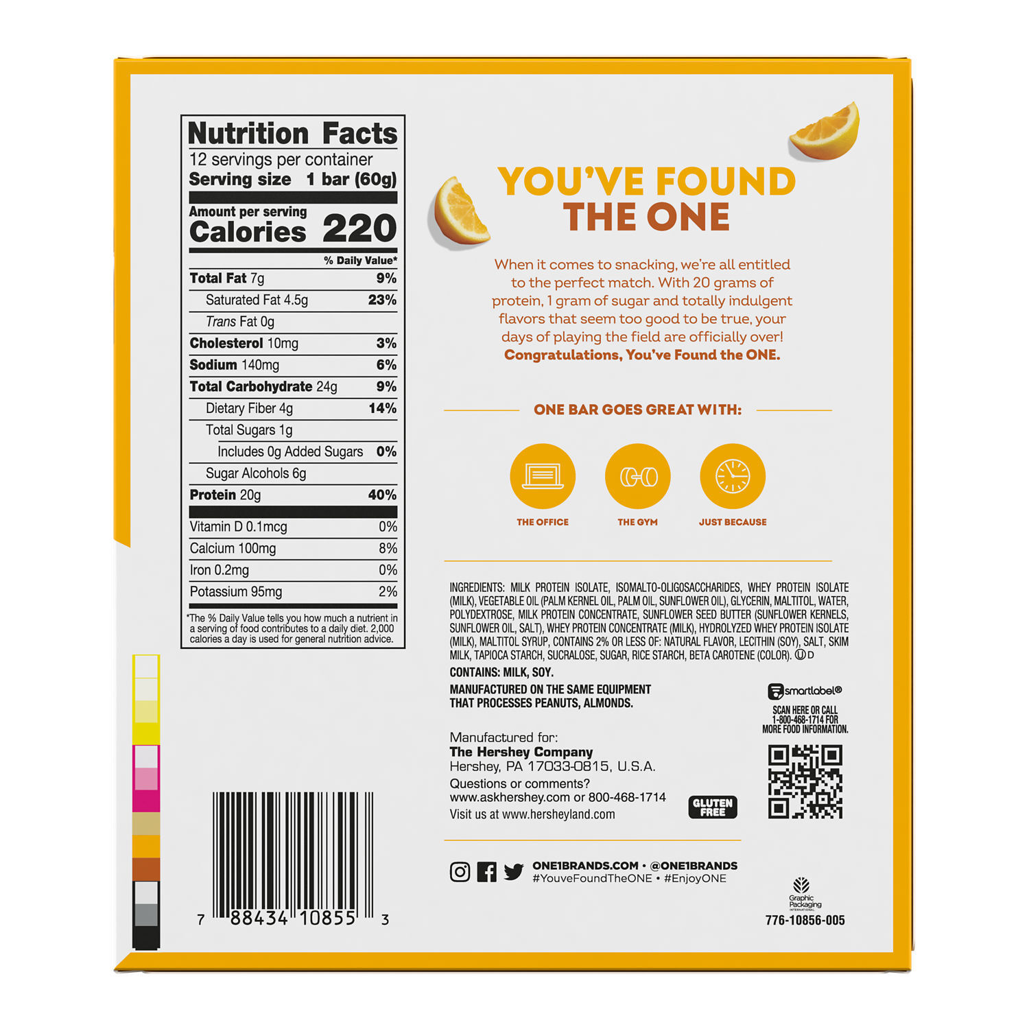ONE Lemon Cake Flavored Protein Bars, 2.12 oz (12 Count) $24.99