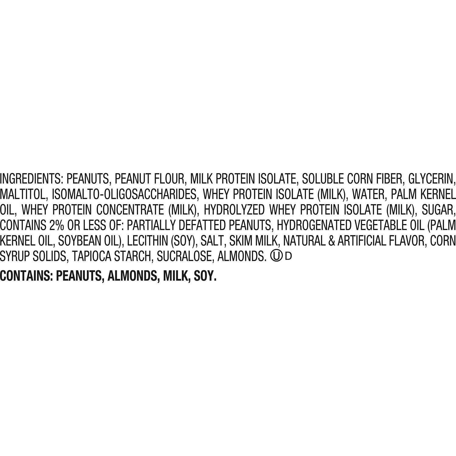 ONE REESE'S Peanut Butter Lovers Flavored Protein Bars, 2.12 oz (12 Count) $24.99 4 ONE REESE'S Peanut Butter Lovers Flavored Protein Bars, 2.12 oz (12 Count) $24.99