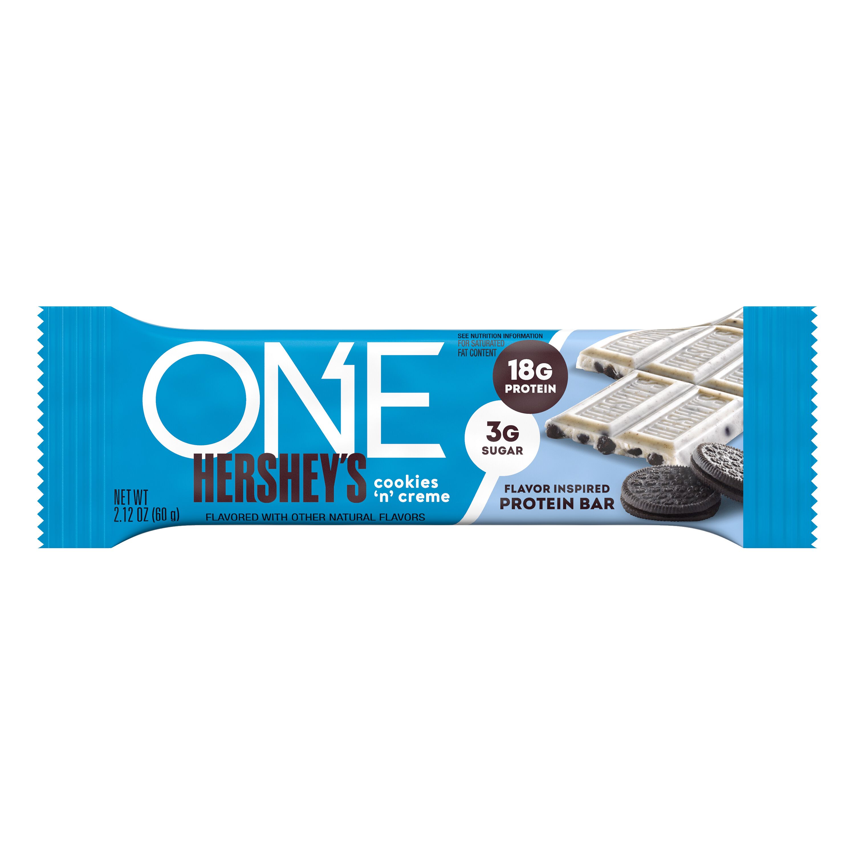 ONE HERSHEY'S Cookies 'n' Creme Flavored Protein Bars, 2.12 oz (12 Count) $24.99
