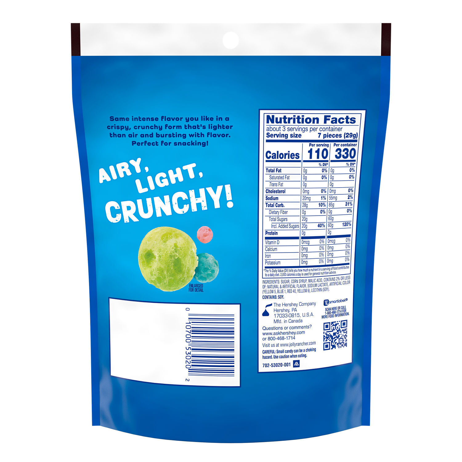 JOLLY RANCHER Freeze Dried Original Fruit Flavored Candy Bag, 3.1 oz $5.99