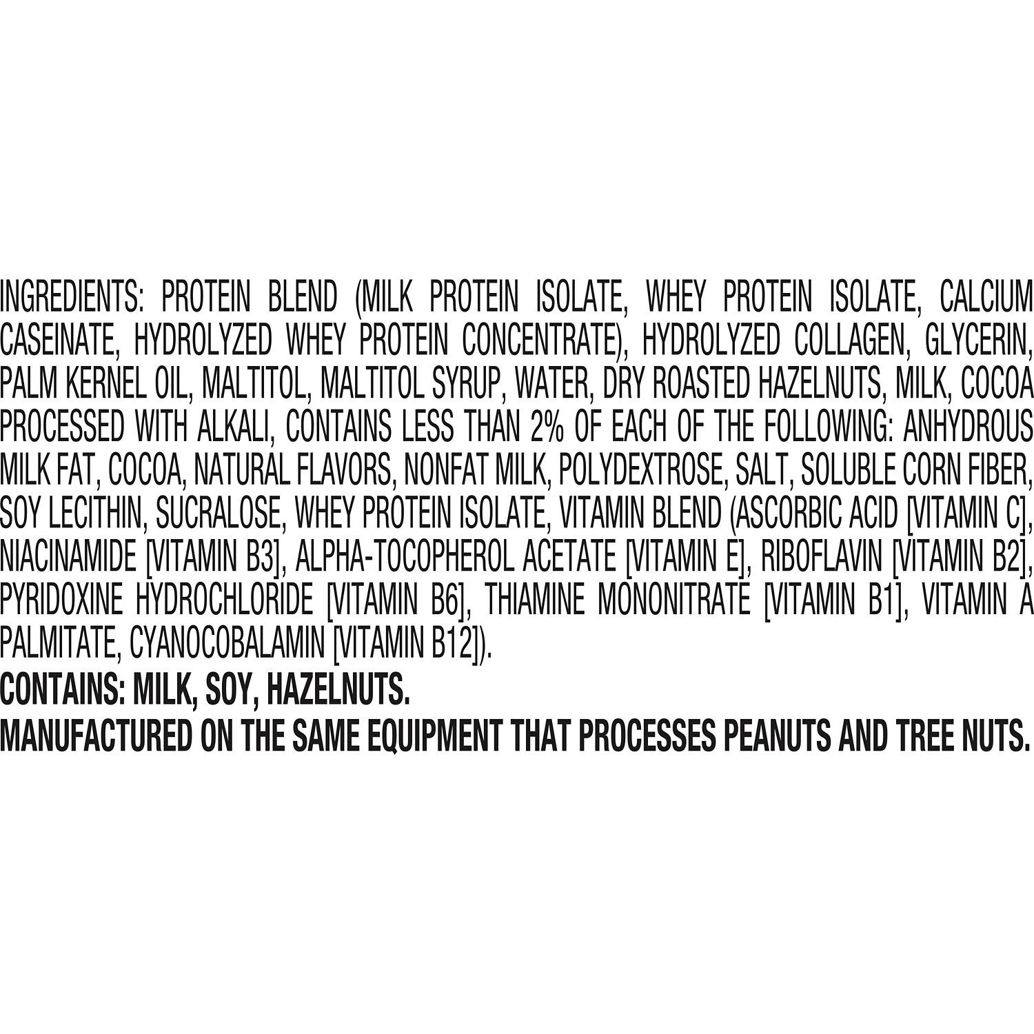 FULFIL Chocolate Hazelnut Flavored Protein Bars, 1.41 oz (12 Count) $24.99