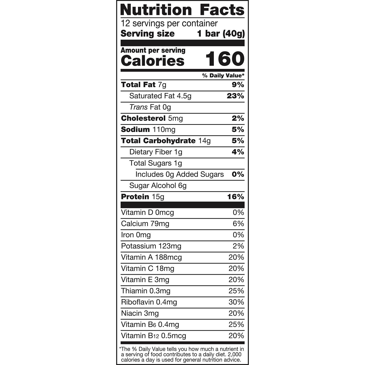 FULFIL Chocolate Hazelnut Flavored Protein Bars, 1.41 oz (12 Count) $24.99