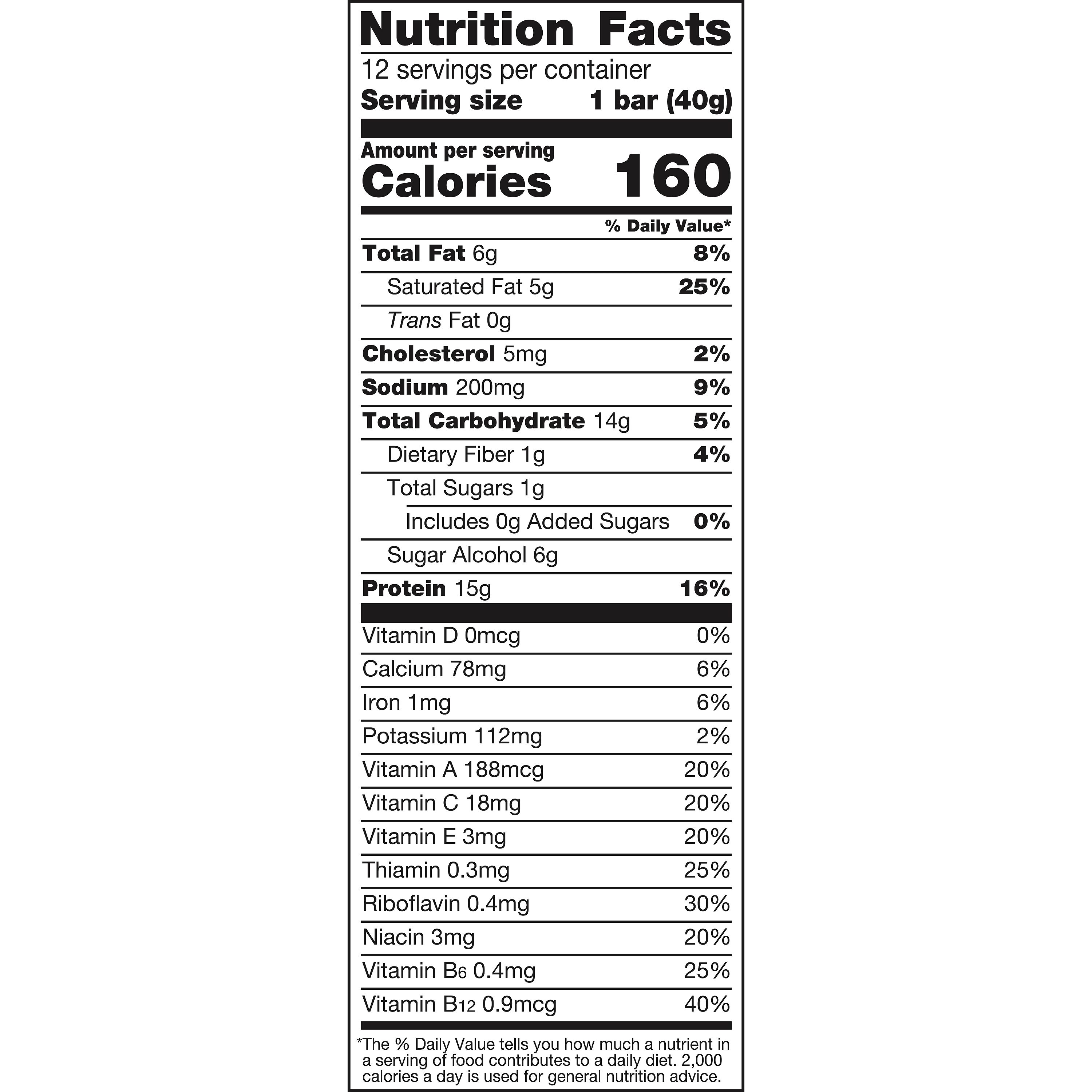FULFIL Chocolate Salted Caramel Flavored Protein Bars, 1.41 oz (12 Count) $24.99