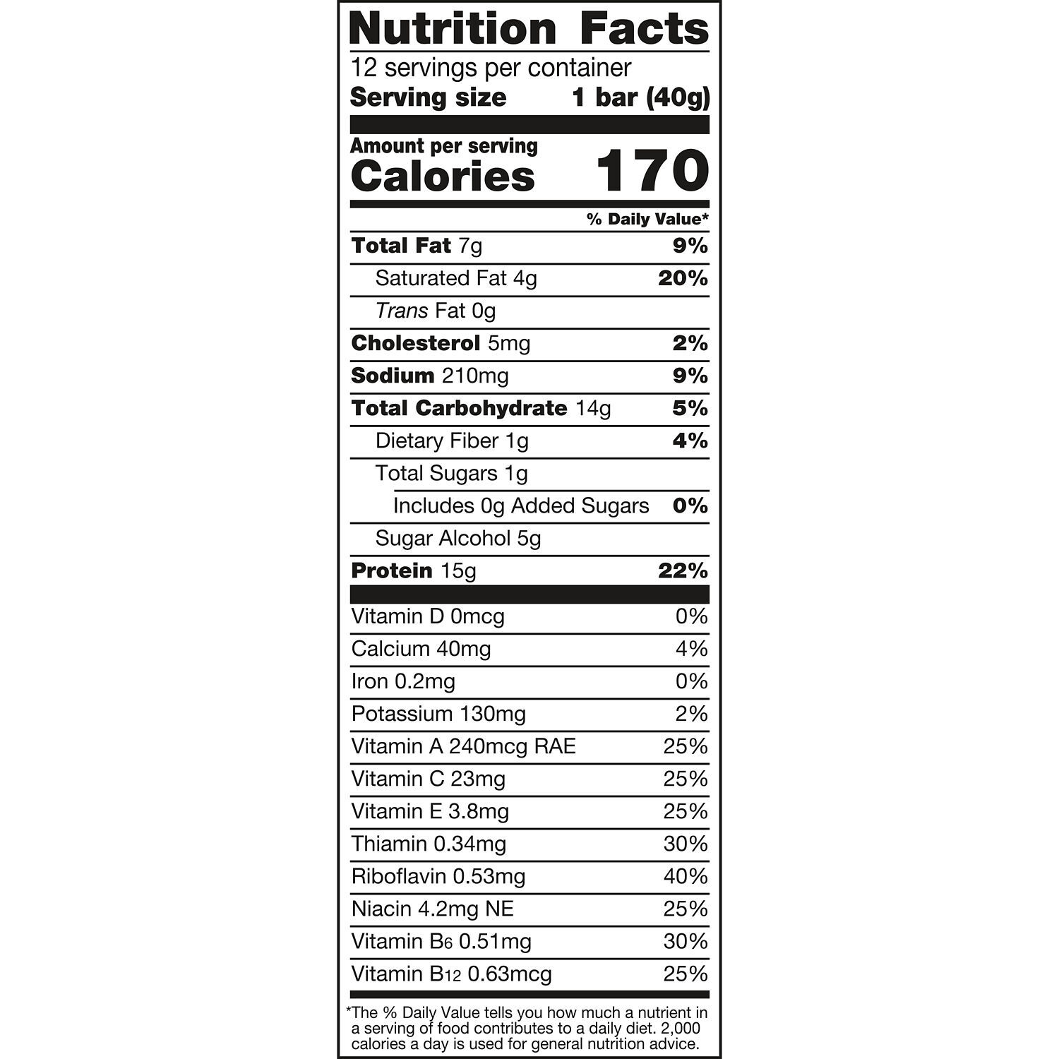 FULFIL REESE'S Chocolate Peanut Butter Flavored Protein Bar, 1.41 oz (12 Count) $24.99
