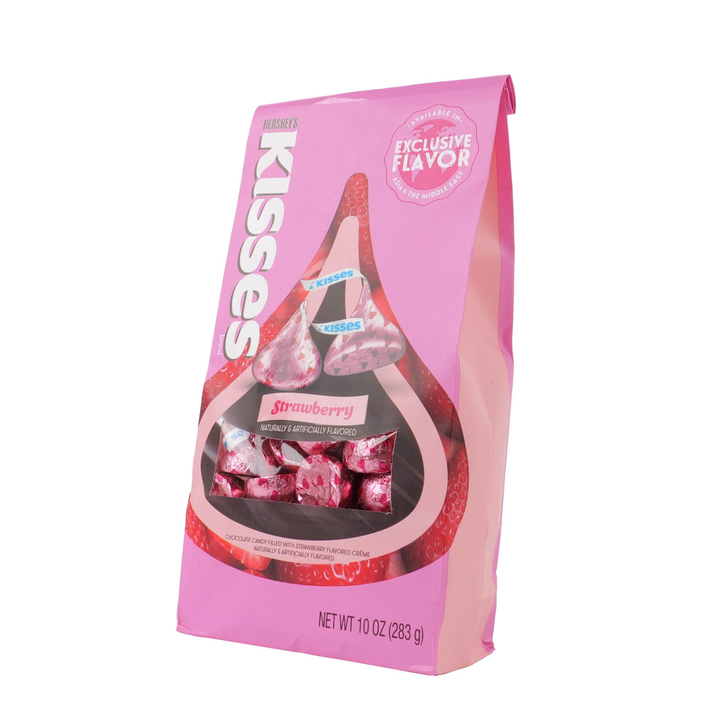 HERSHEY'S KISSES Flavors of The World Strawberry 10oz Pouch $9.99