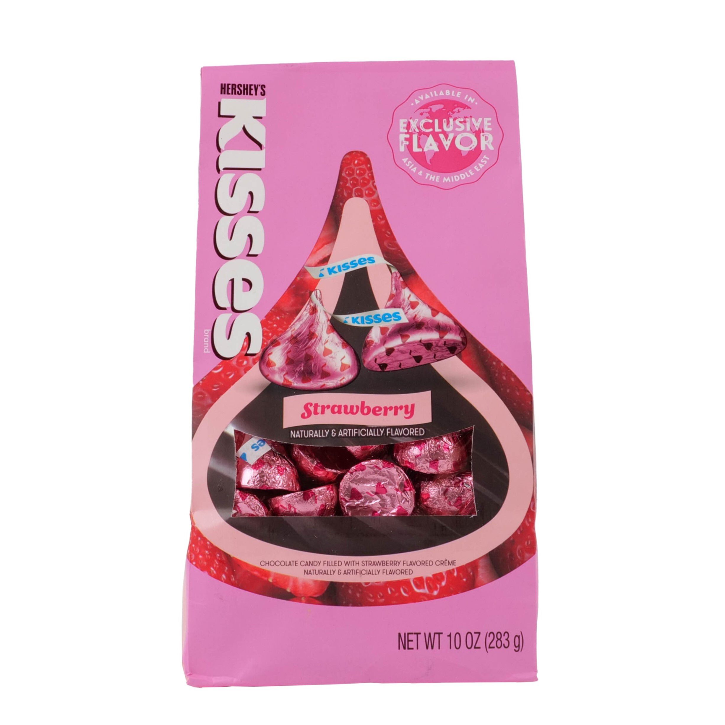 HERSHEY'S KISSES Flavors of The World Strawberry 10oz Pouch $9.99