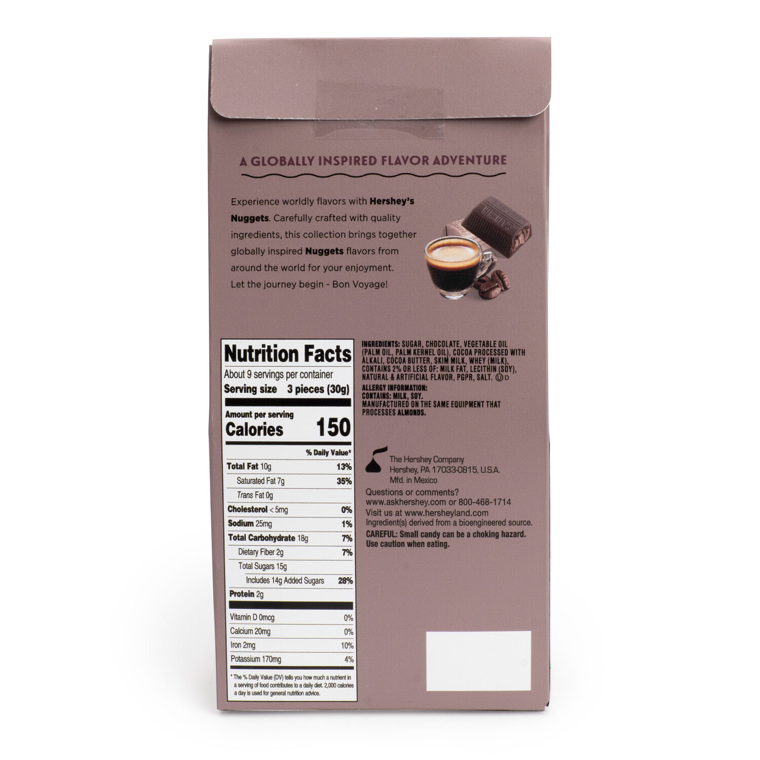 HERSHEY'S NUGGETS Café Espresso Flavored Chocolates, 10oz Pouch $9.99