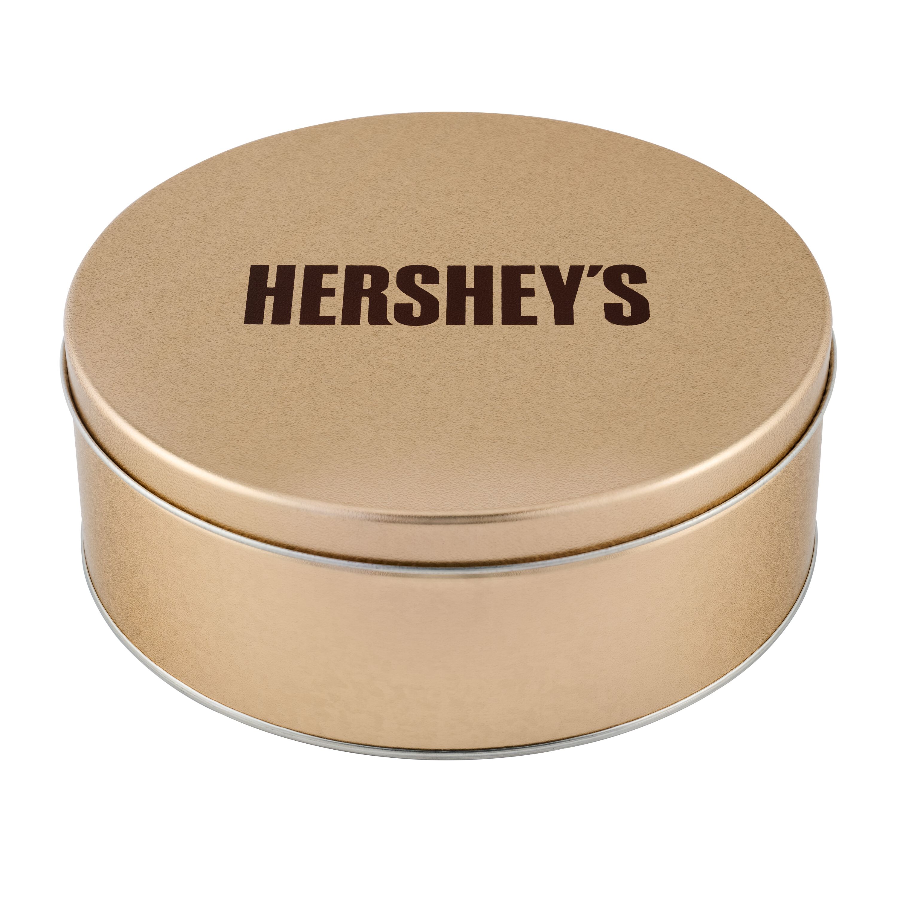 HERSHEY’S Assorted Miniatures Gold Gift Tin, 5 lbs $54.99