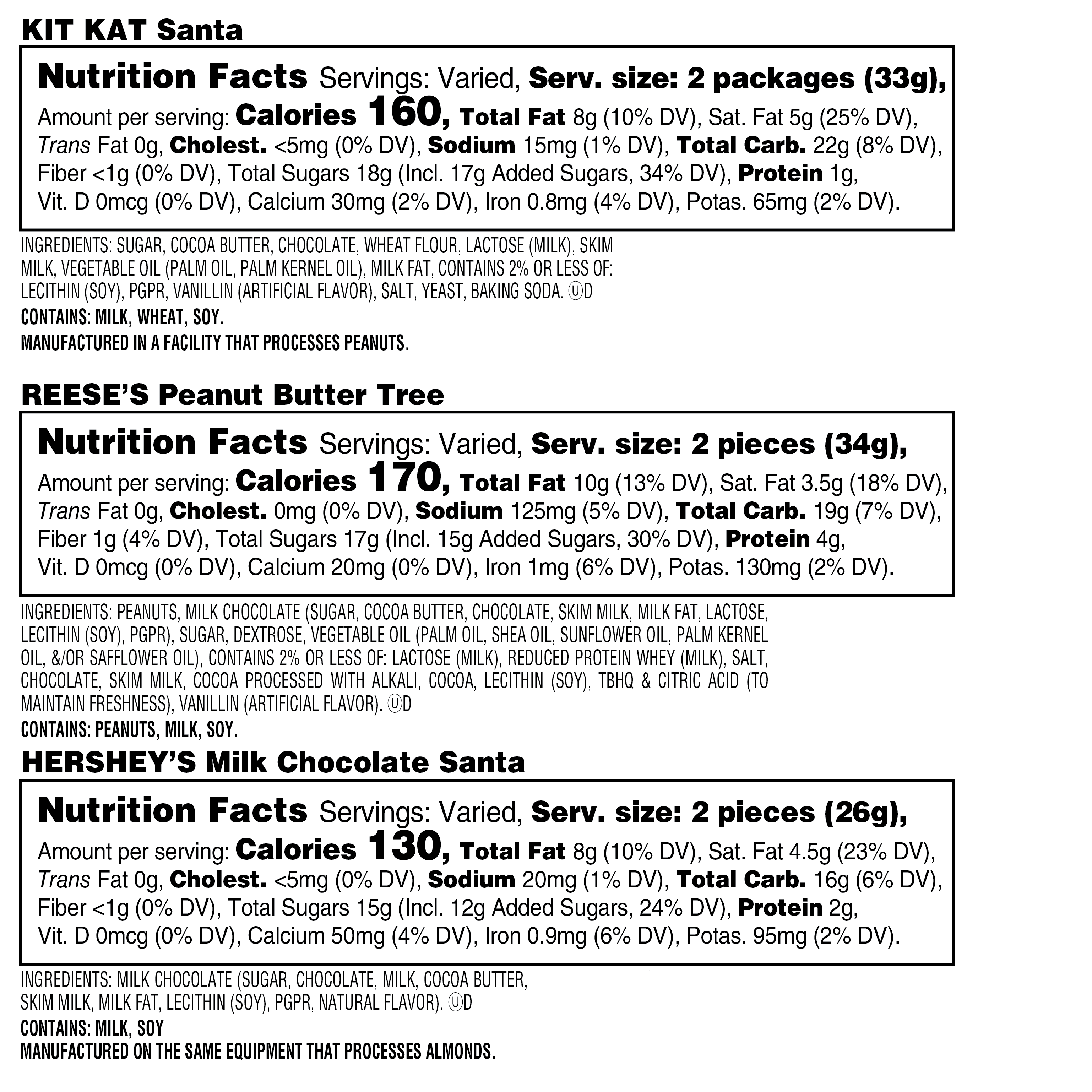 HERSHEY'S Assorted Snack Size Red and Green Holiday Gift Tin, 24 oz $24.99