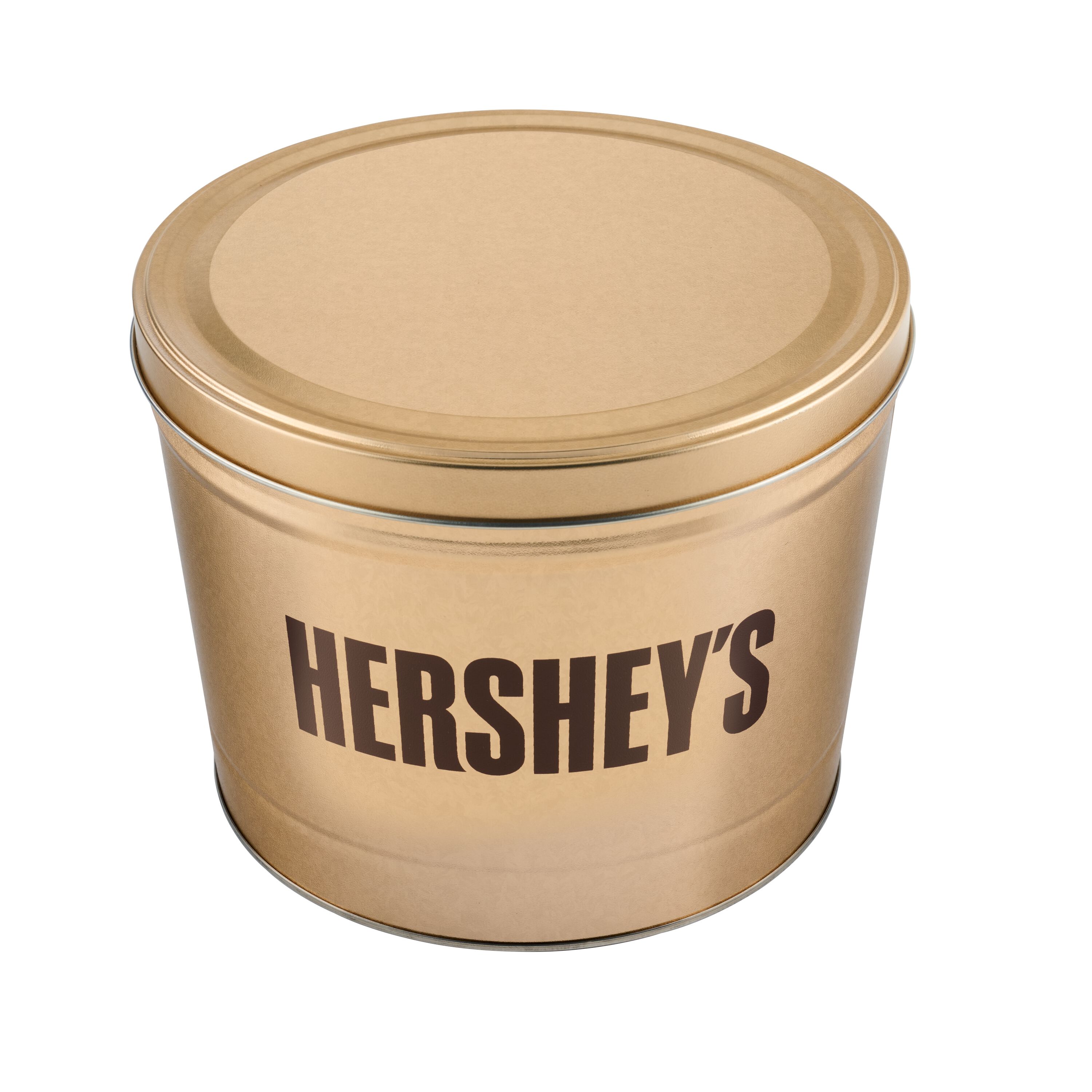 HERSHEY’S Assorted Snack Size Gold Gift Tin, 7 lbs $69.99