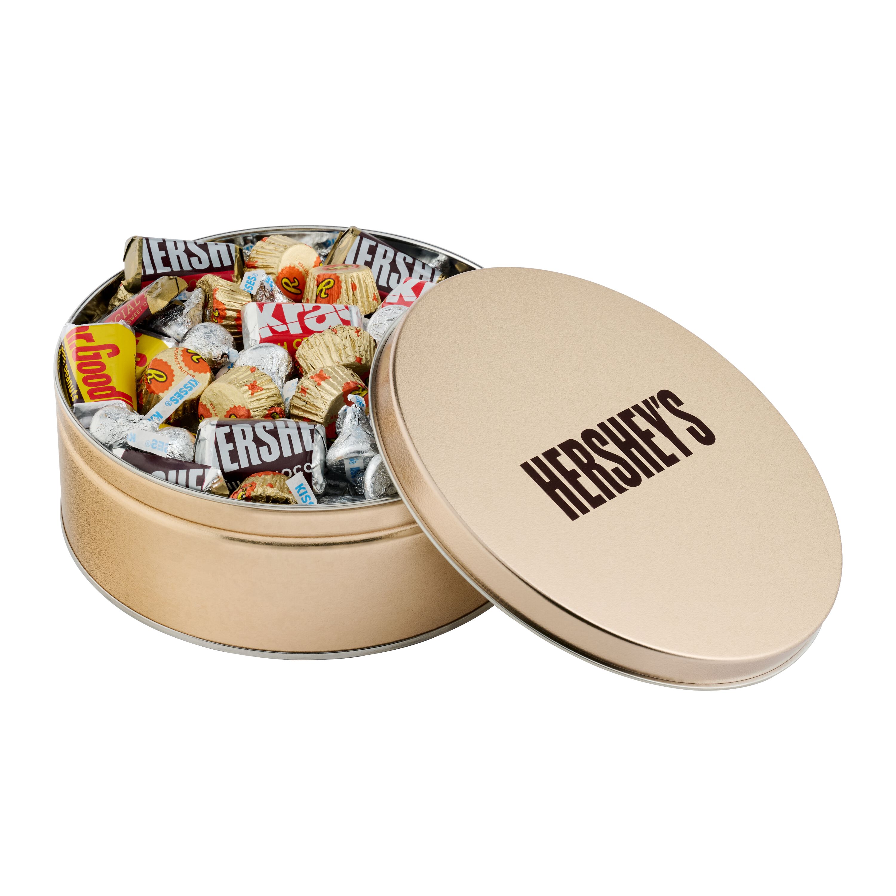 HERSHEY’S Gold Gift Tin | 2 lbs. $24.99