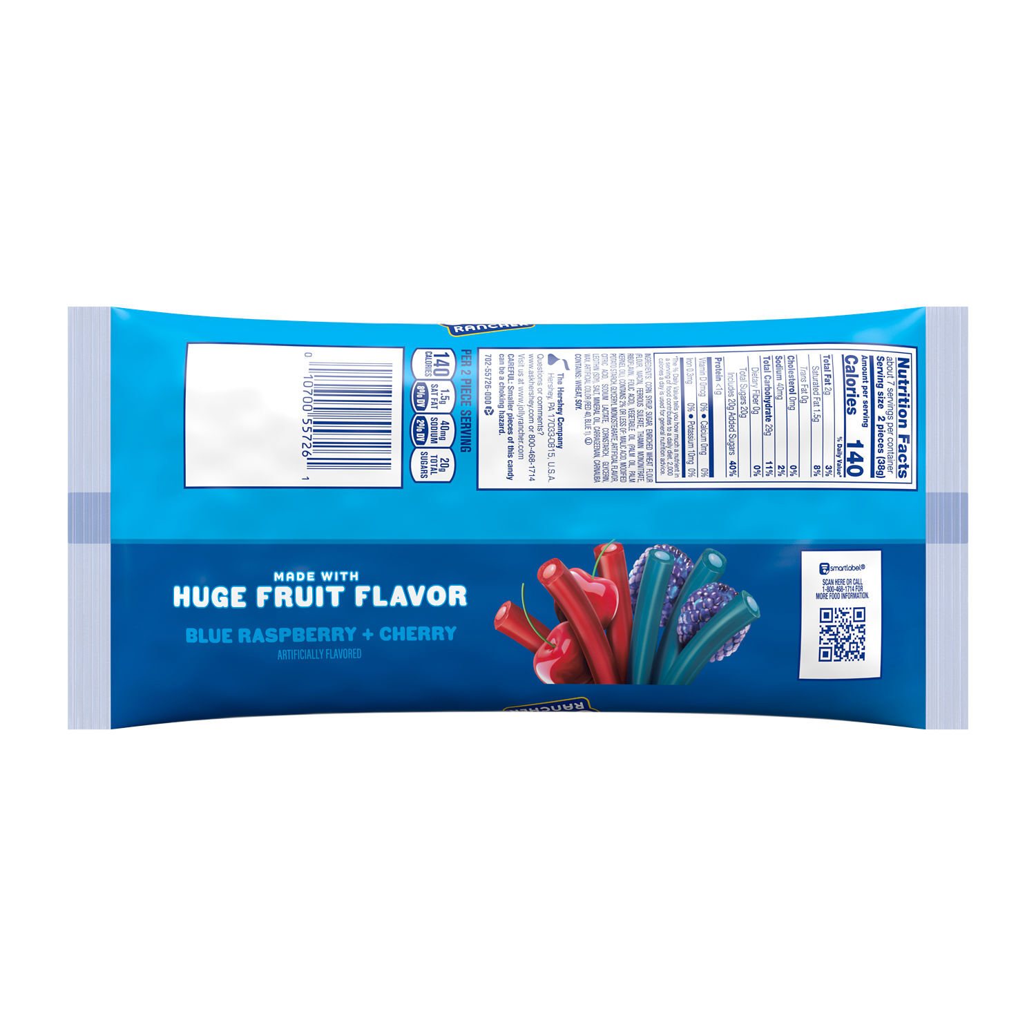 JOLLY RANCHER Ropes Blue Raspberry and Cherry Flavored Candy Bag, 10 oz $3.99