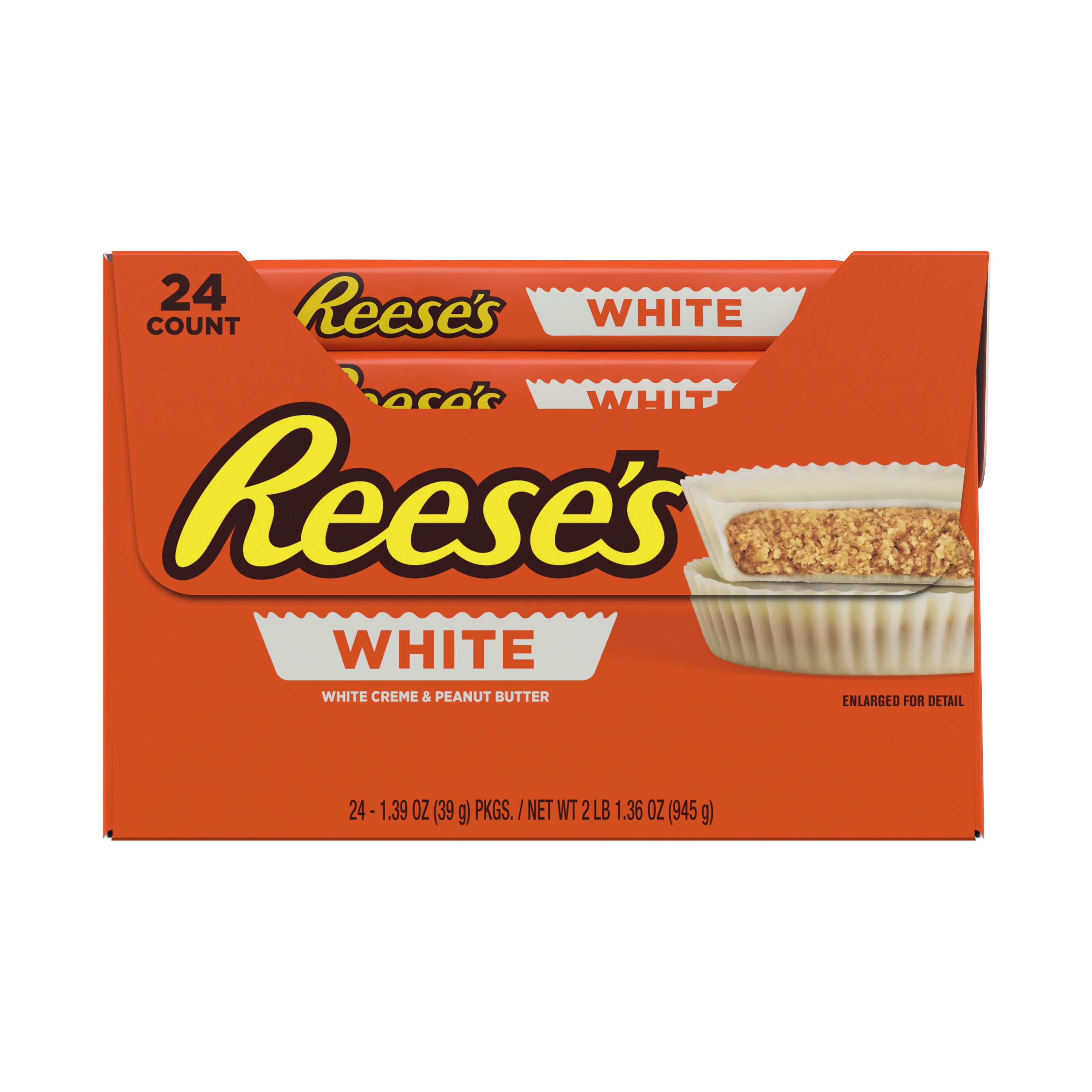 REESE'S White Creme Peanut Butter Cups, 1.39 oz (24 Count) $27.99