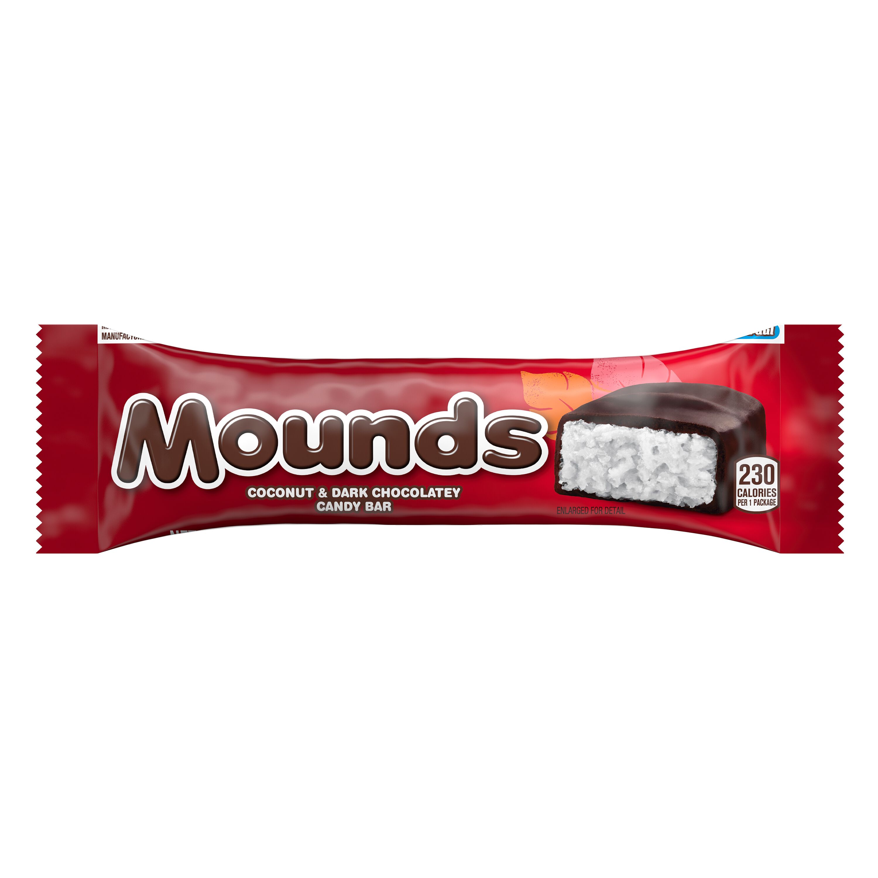 MOUNDS Dark Chocolate and Coconut Candy Bars, 1.75 oz (24 Count) $27.99